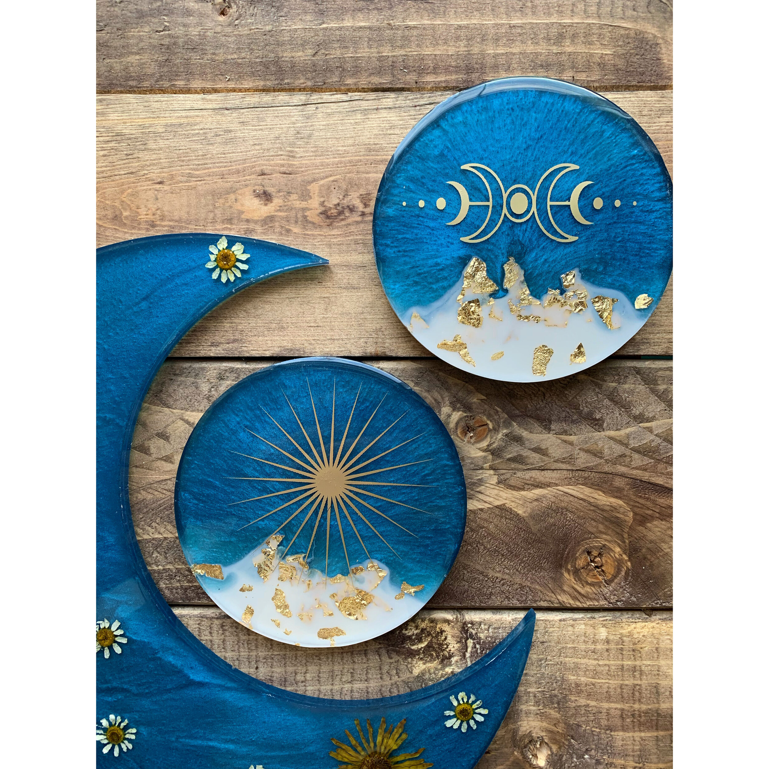 Sun &amp; Moon Coasters