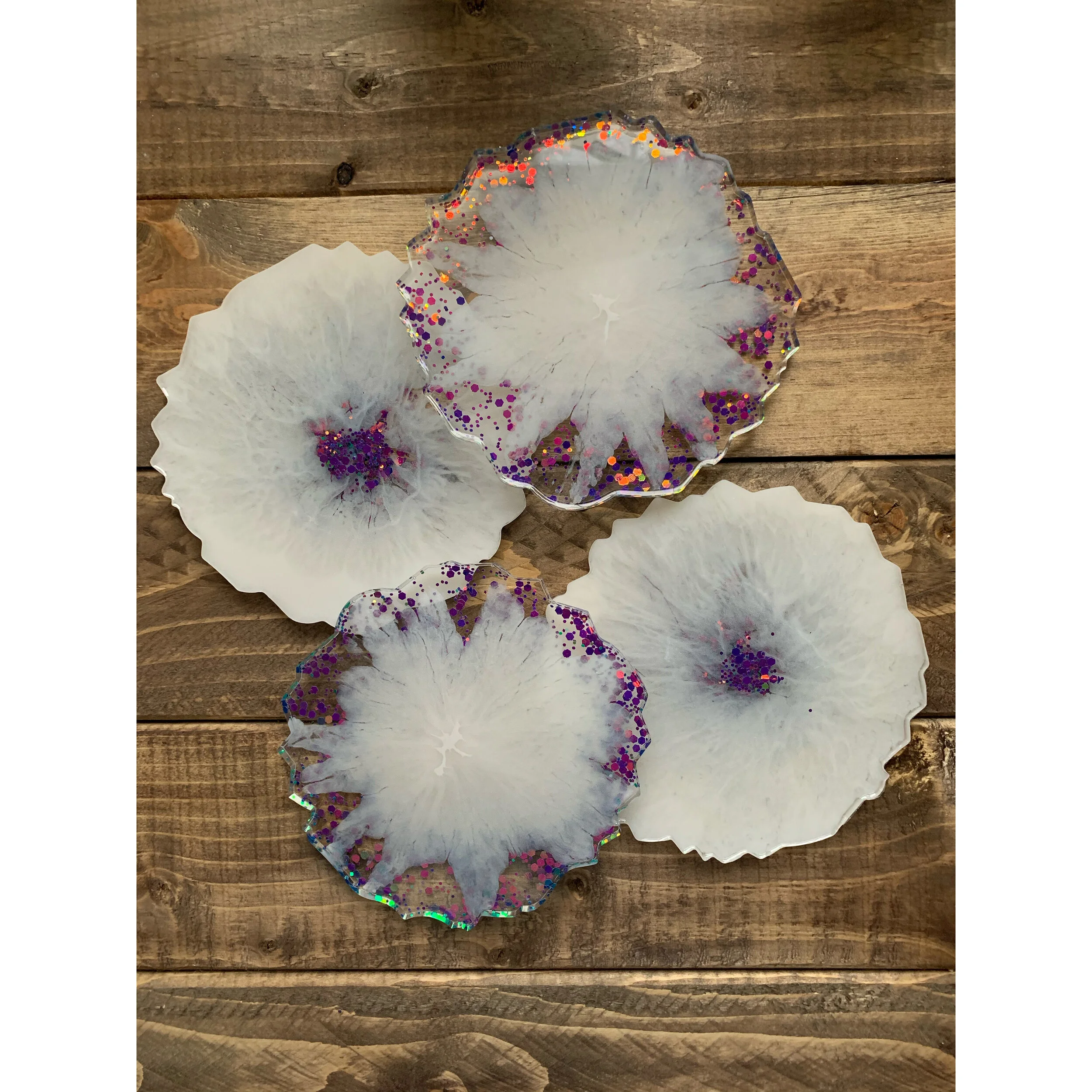 Glitter Bomb Coasters