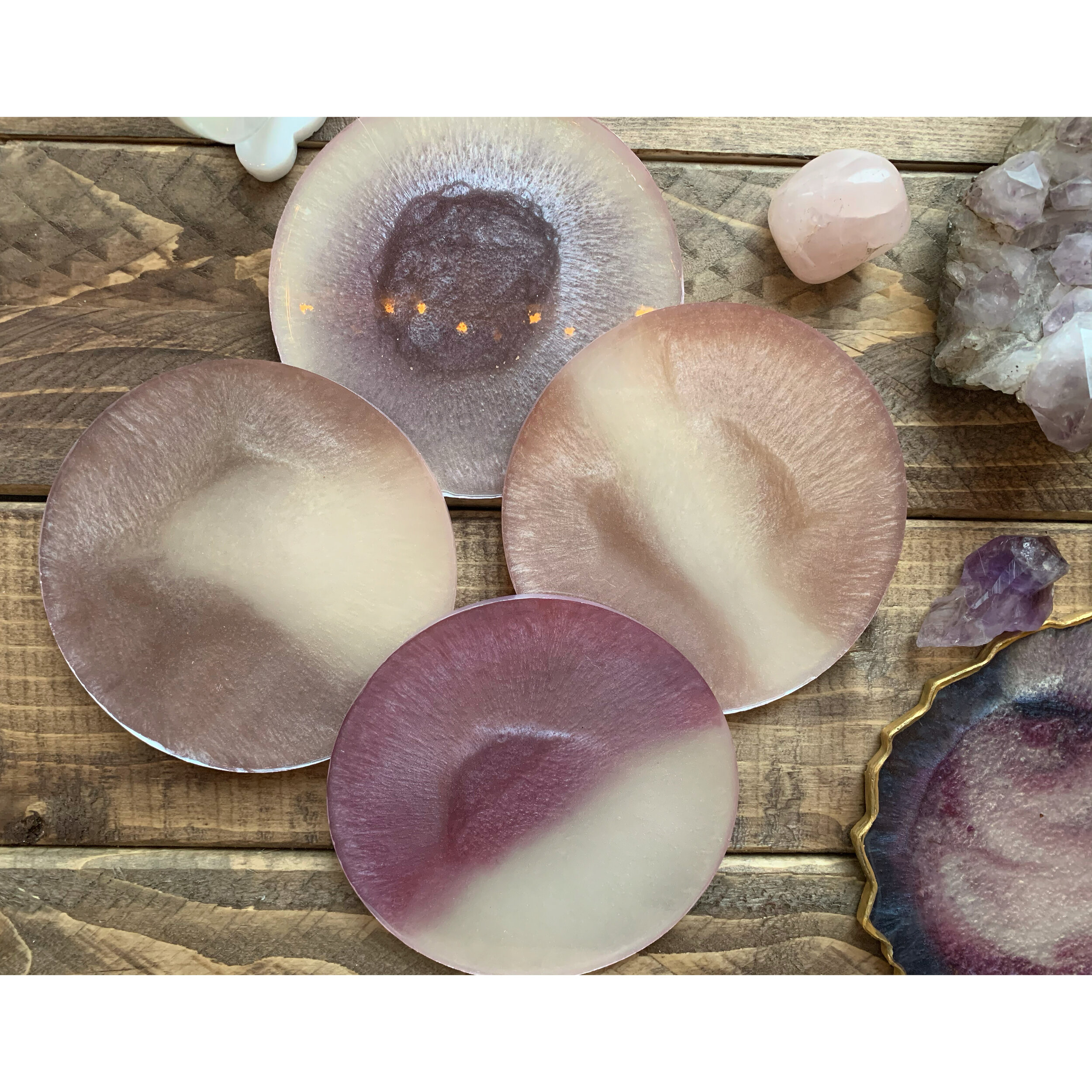 Cozy Purple Coasters