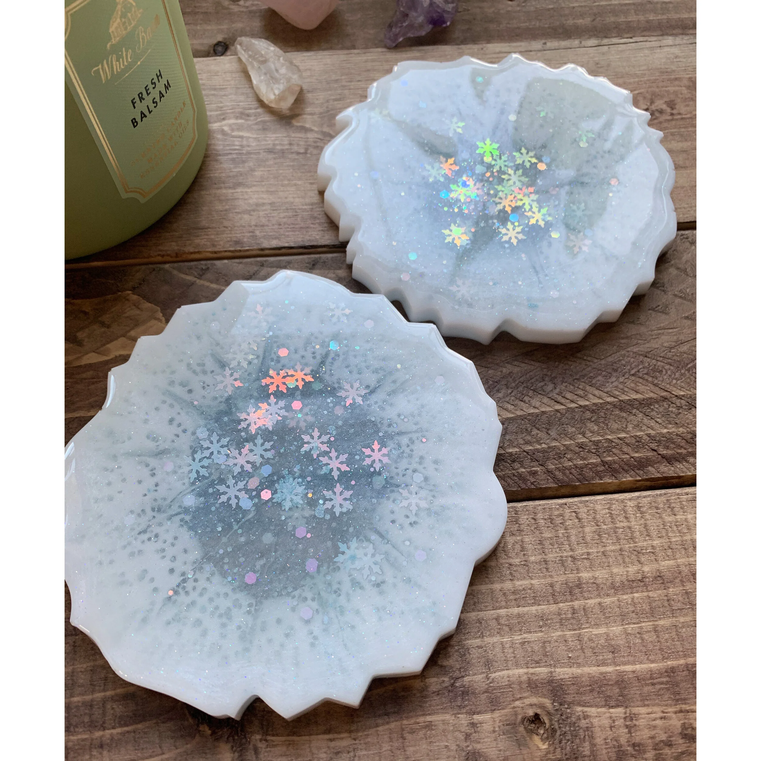 Snowflake Coasters