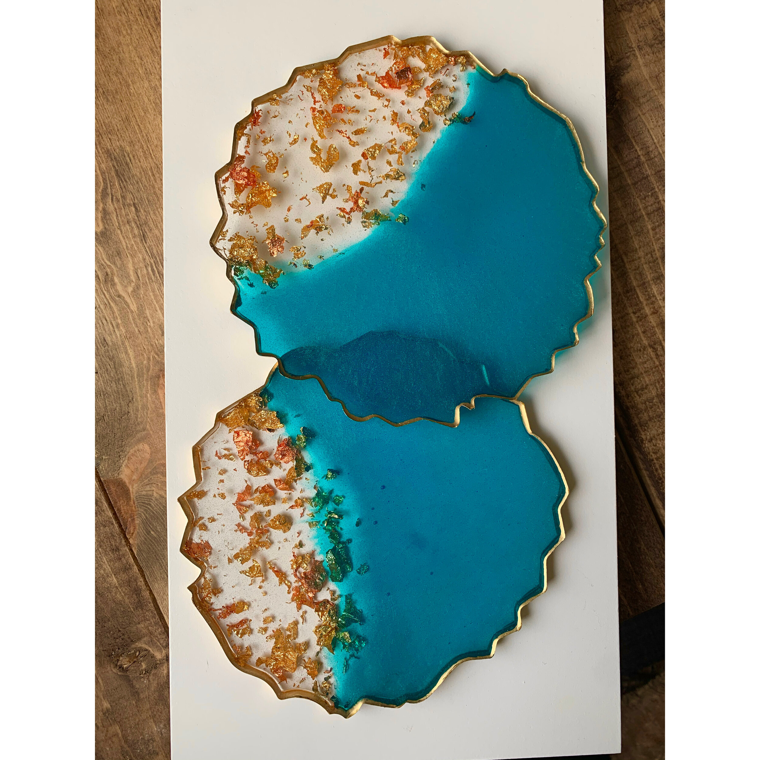 Bright Blue Coasters