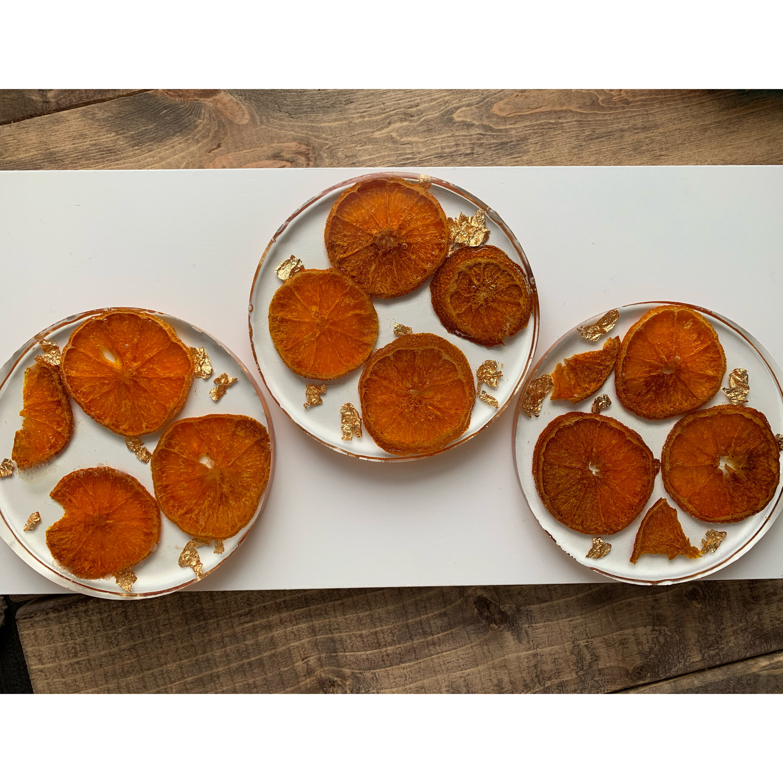 Orange Slice Coasters