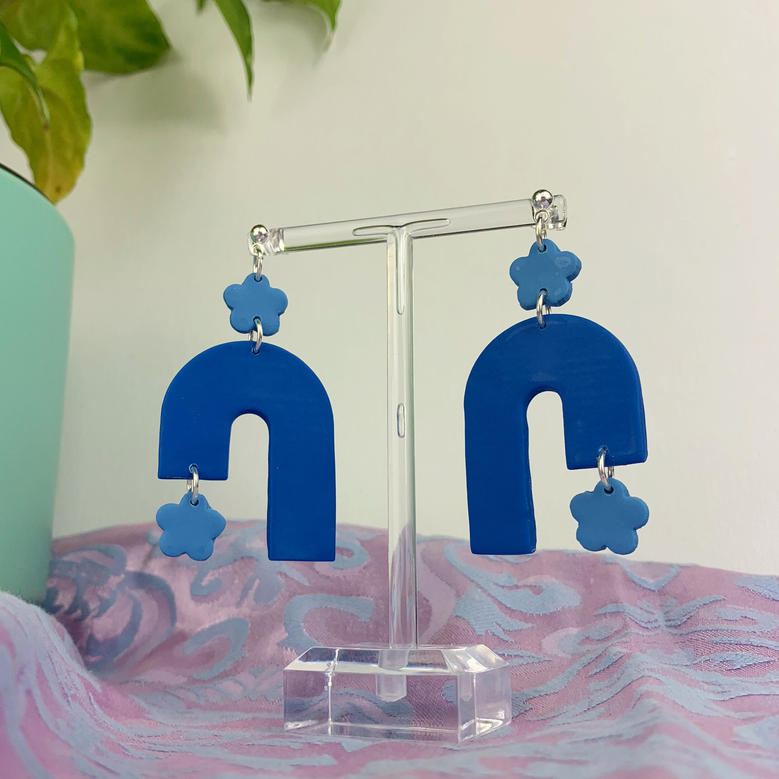 Dark Blue Flower Arch