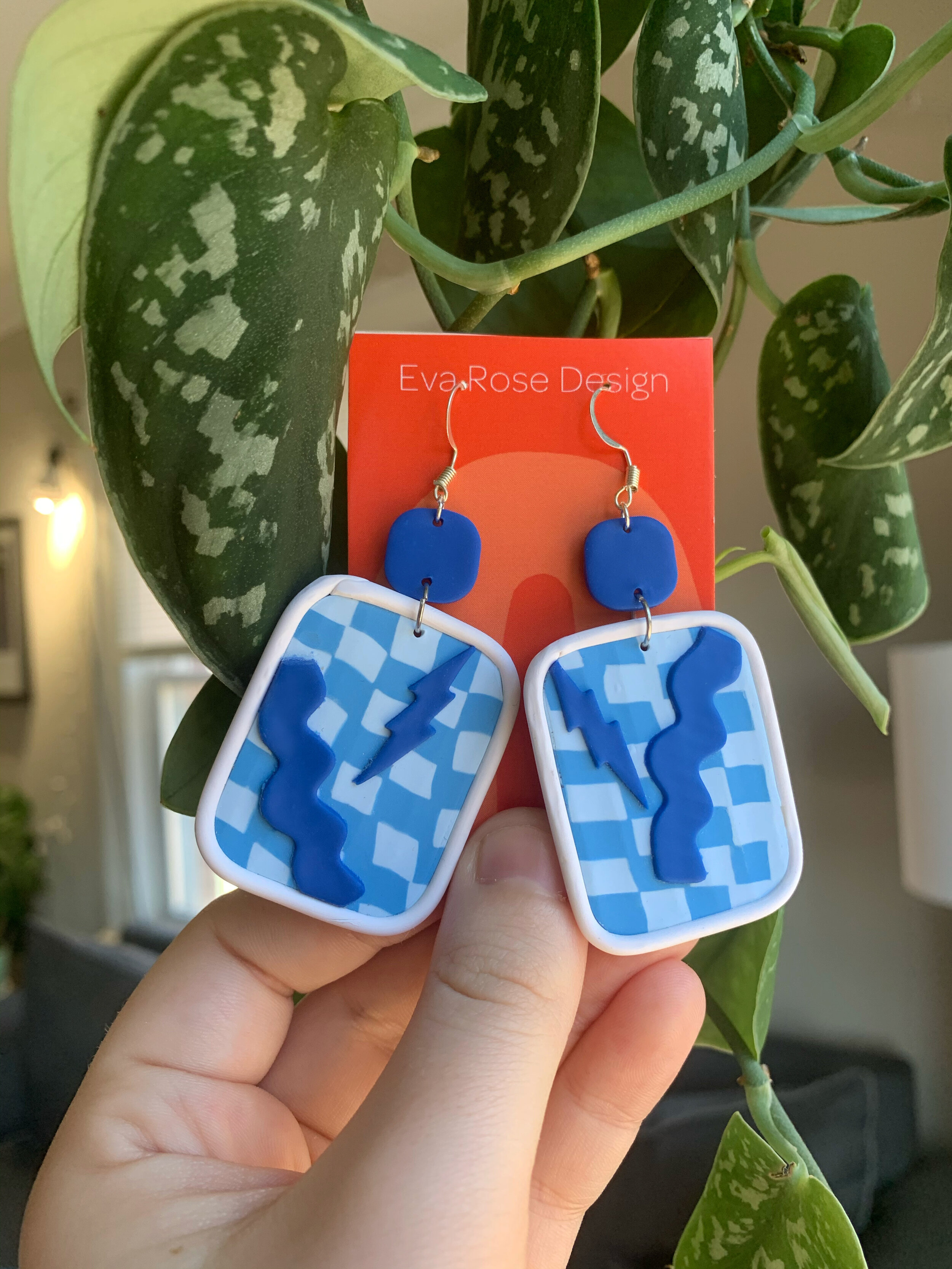 Checkered Lightning/Squiggles