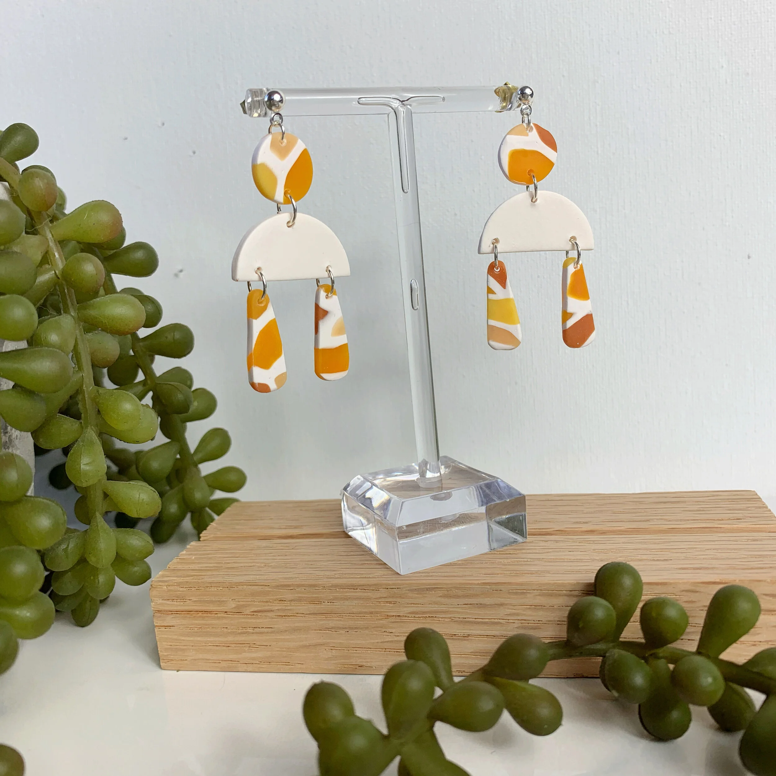White Mini Dangles