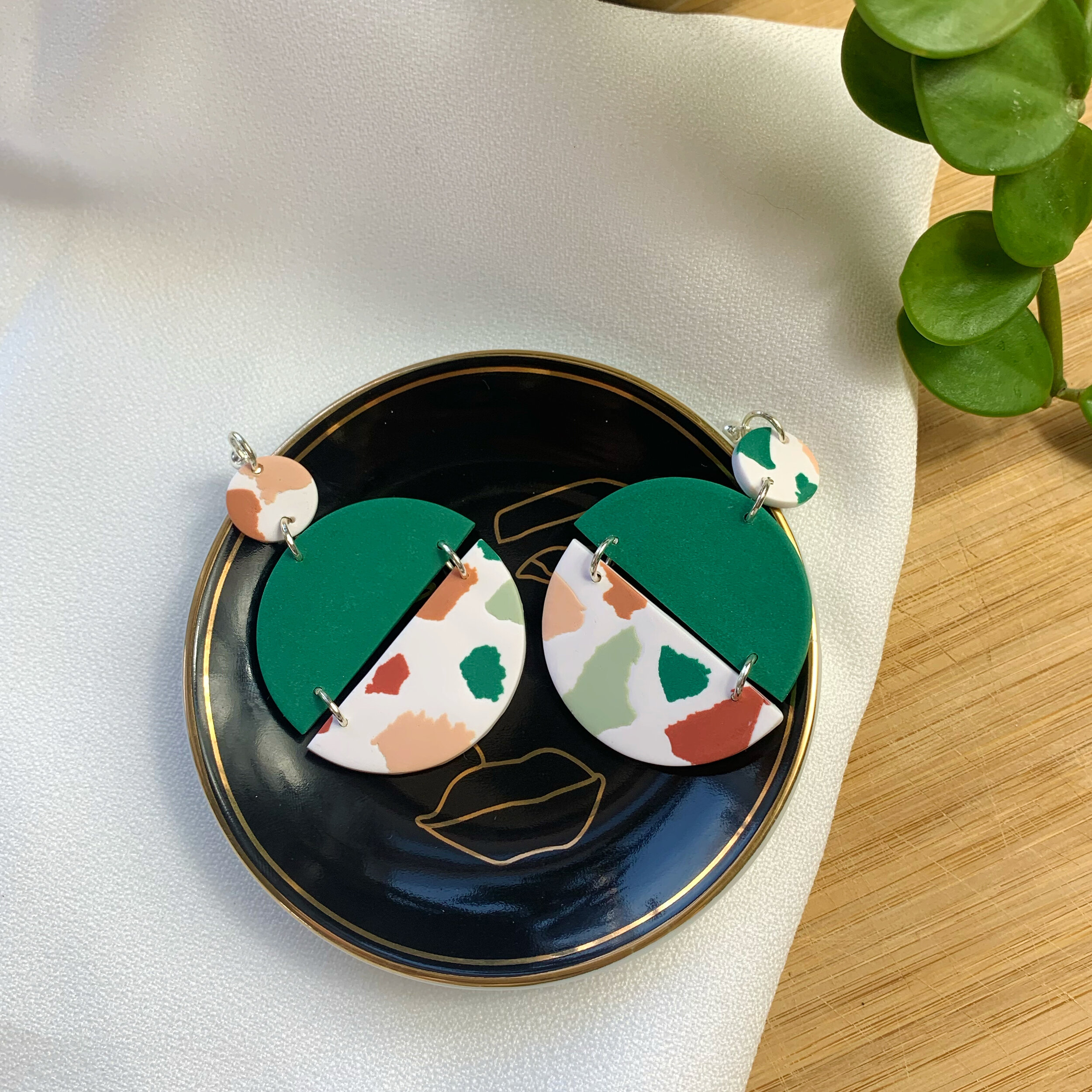 Green Terrazzo Desert Top