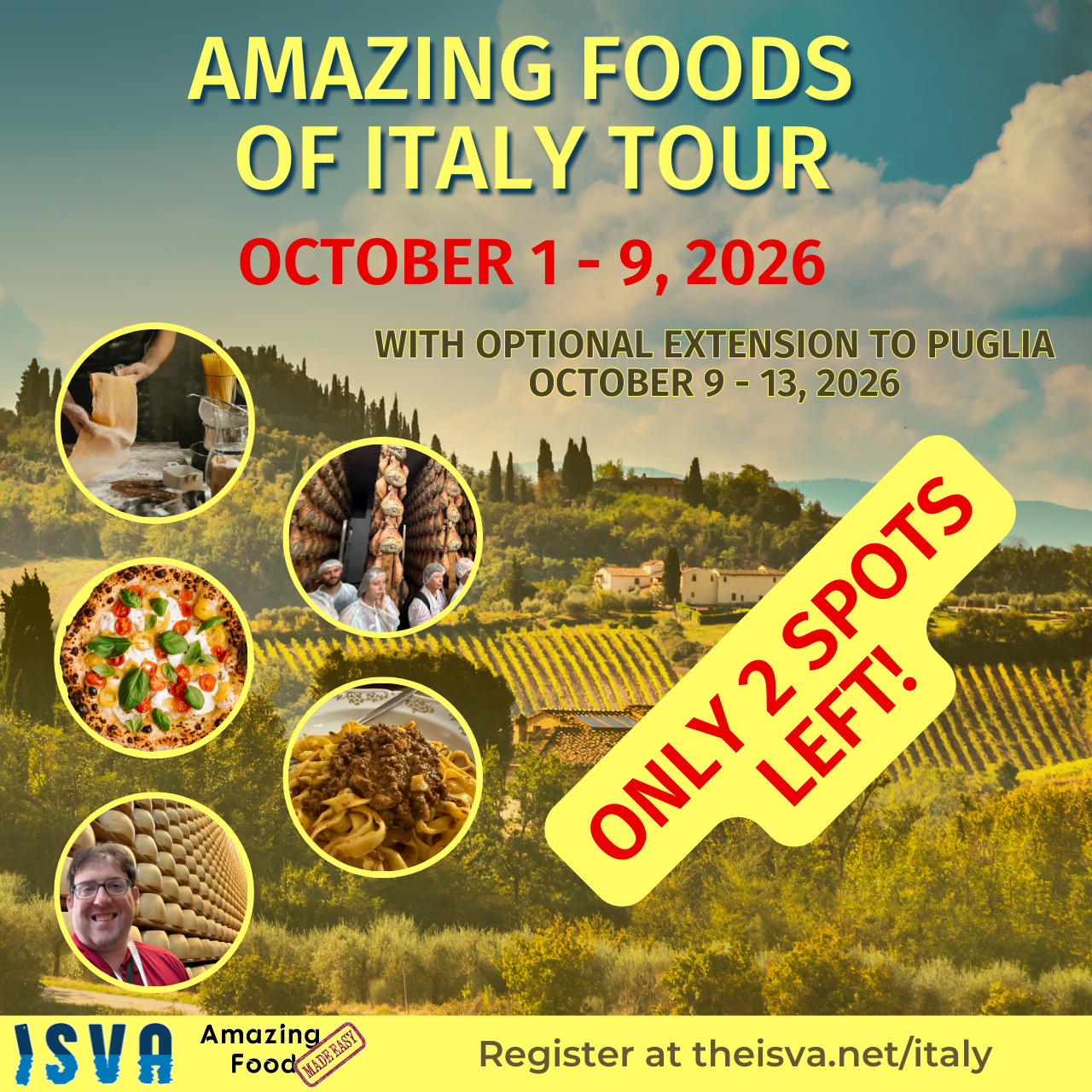 Amazing Foods of Italy Adventure