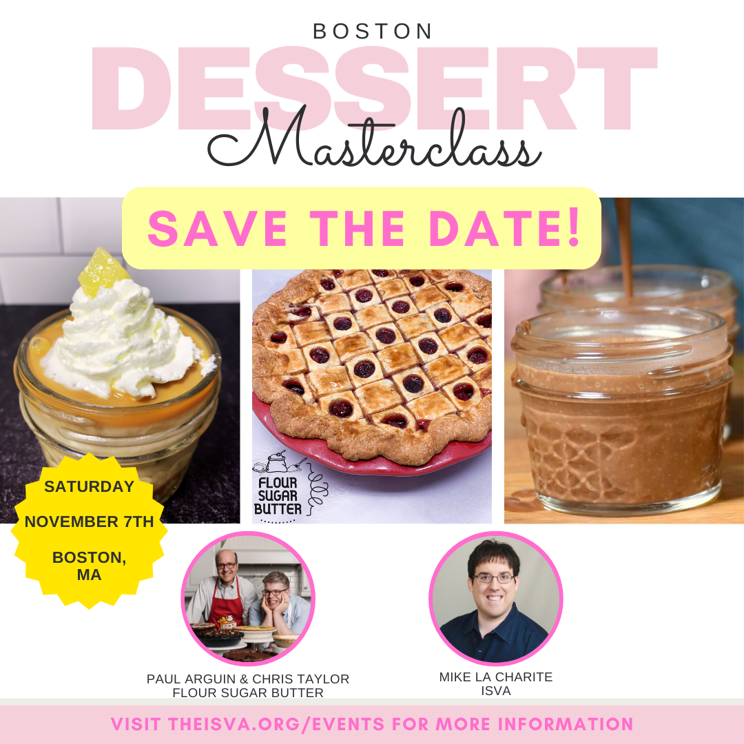 SAVE THE DATE - Sous Vide Dessert Masterclass with Pie Bootcamp!