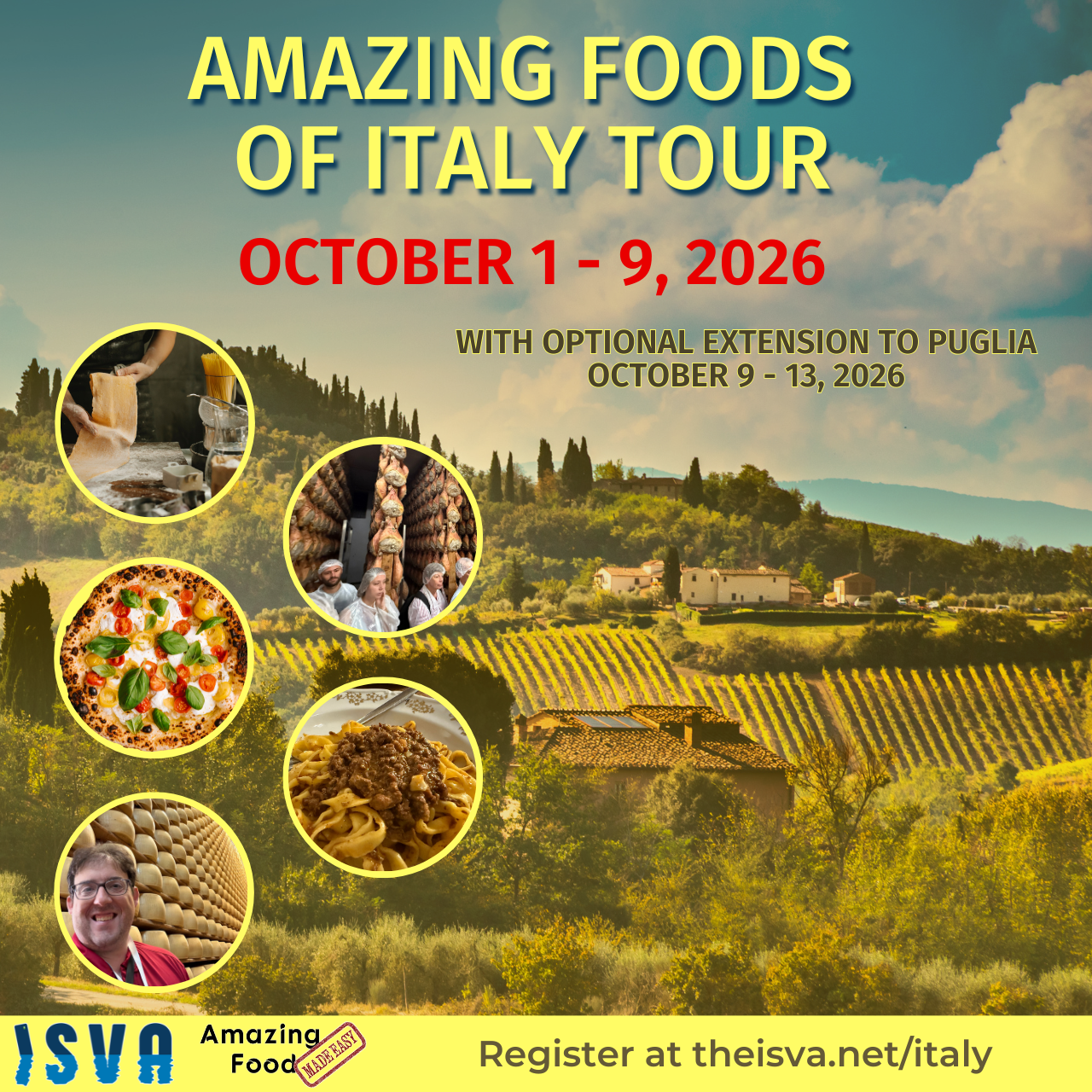 Amazing Food Tour: Italy