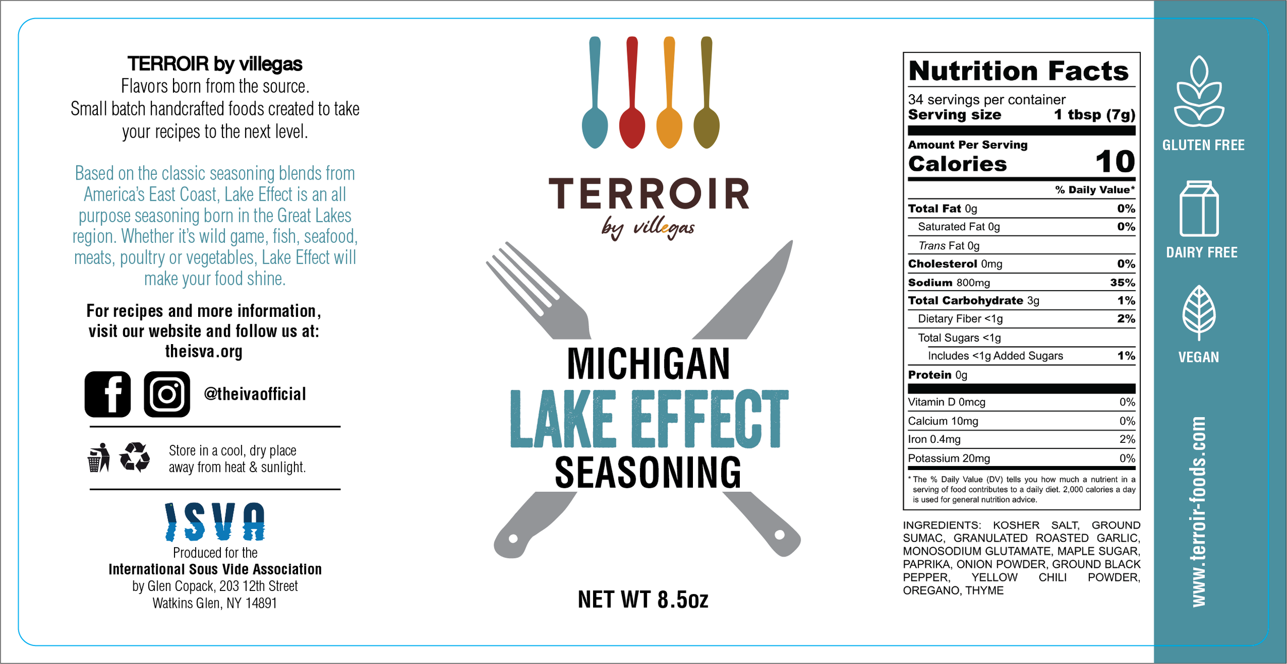 Terroir Rub - Lake Effect (8 oz)