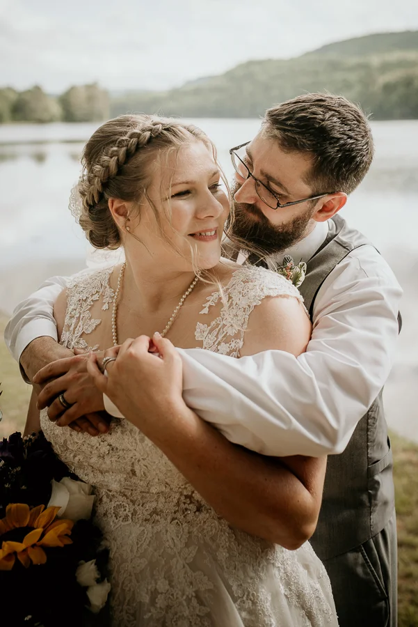 Maine Wedding Photography Venue Lakeside Cabins Caratunk River Woods Bride Groom Inspiration Cheapest