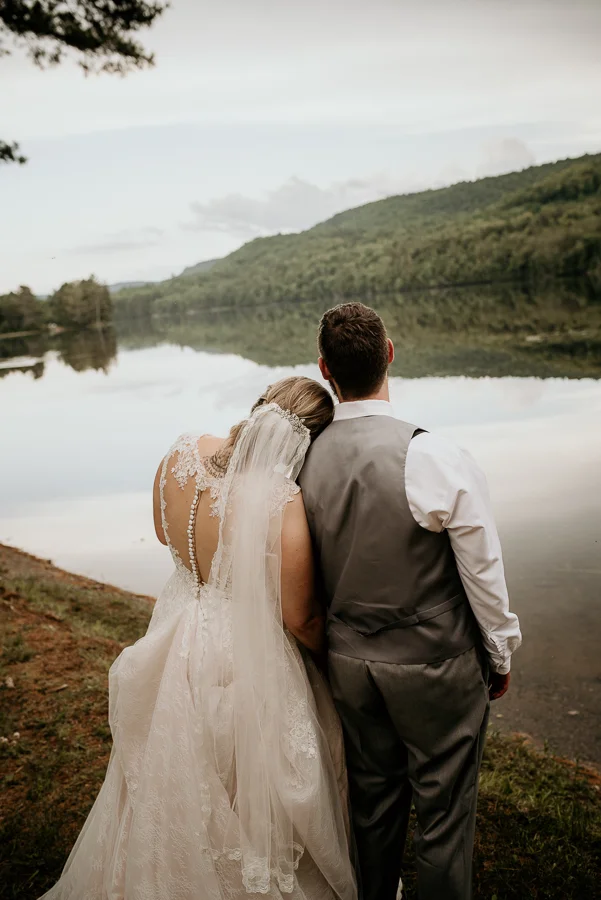 Maine Wedding Photography Venue Lakeside Cabins Caratunk River Woods Bride Groom Inspiration Cheapest