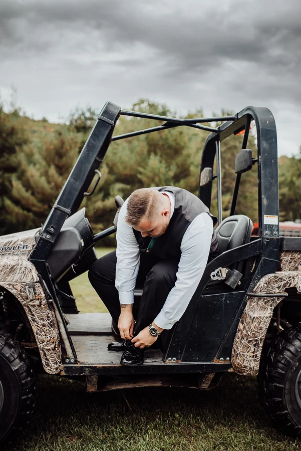 Adventure Bound Caratunk Maine Fall Woods Wedding Breezy Photography-30.jpg