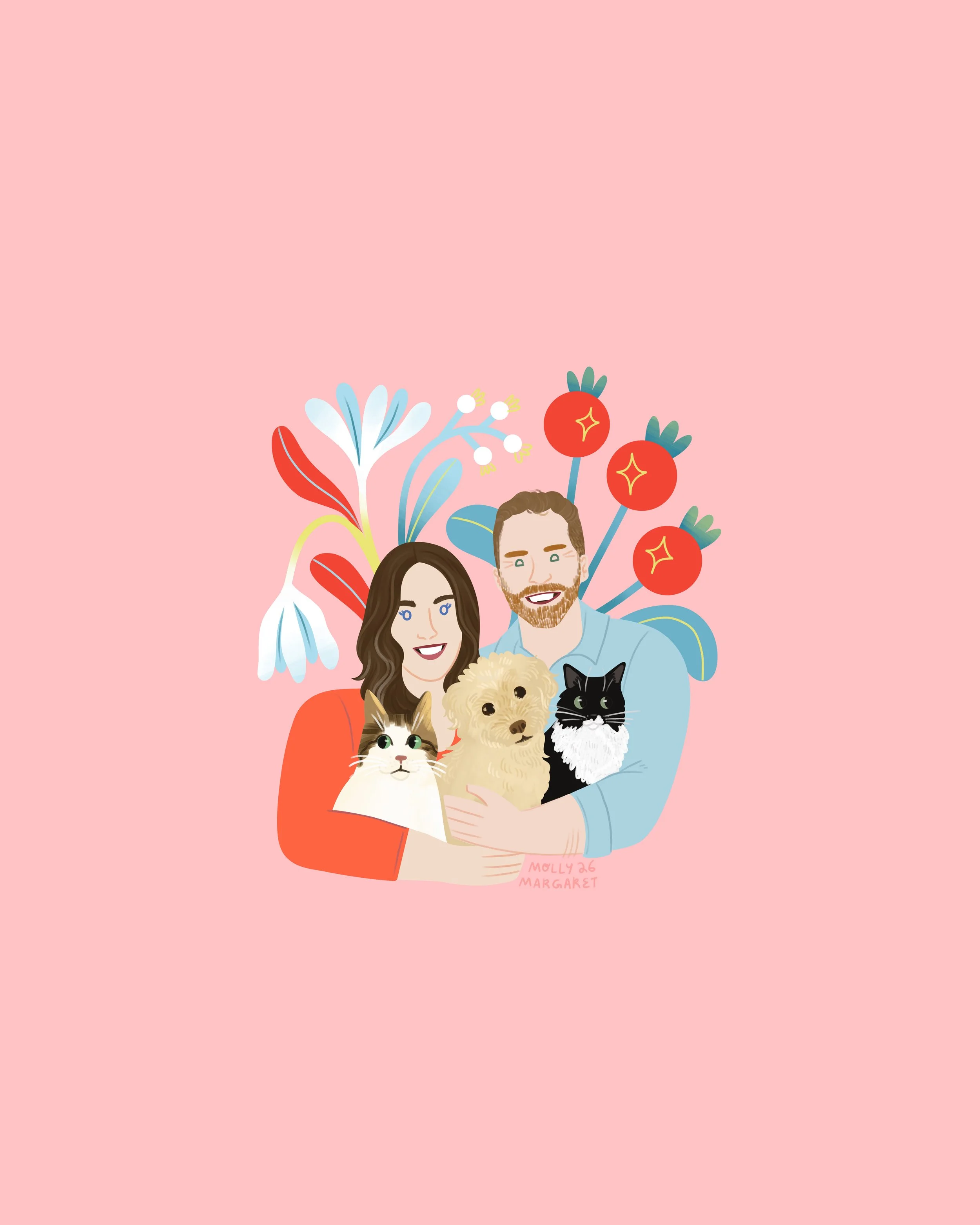 Custom Valentine's Portraits - People