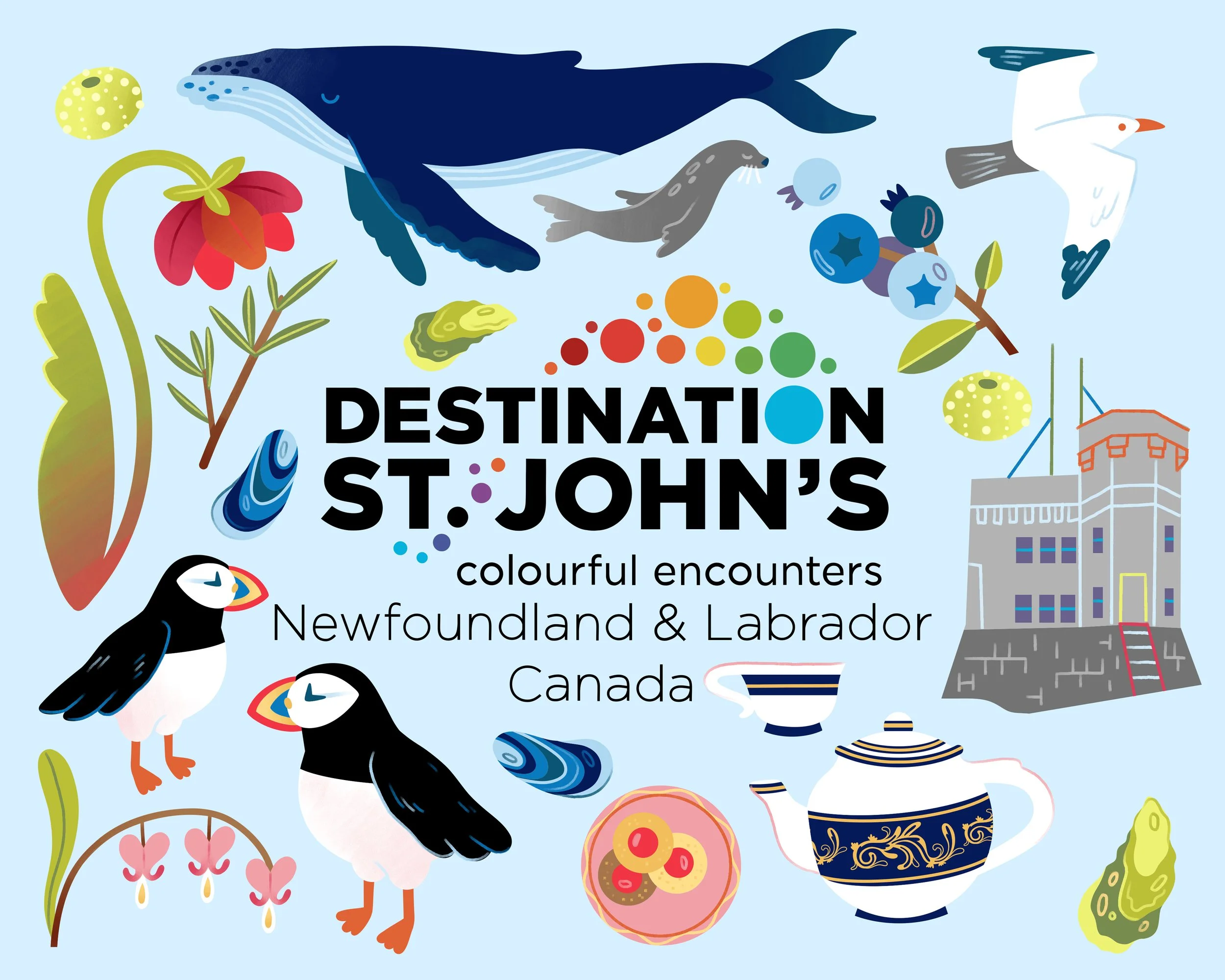 Destination St. John's Tradeshow Mural