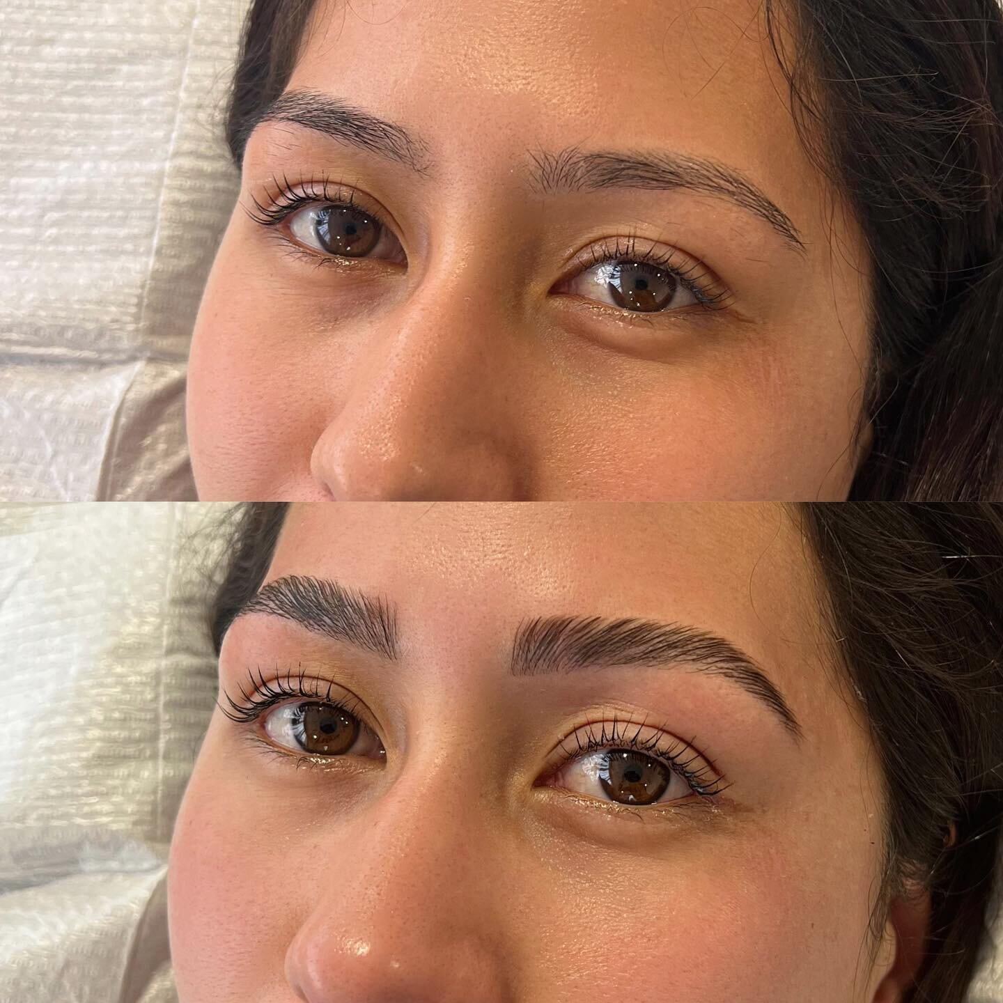 Before &amp; after of our Signature &rsquo;Brow Lamination&rsquo; combo✨❤️ 
.
.
.
.
.

#aucklandbeauty #aucklandlashes #aucklandbrows #beforeandafter #browtransformation #auckland #nz #westauckland #natural #everydaylook #blockhousebay #avondale #new