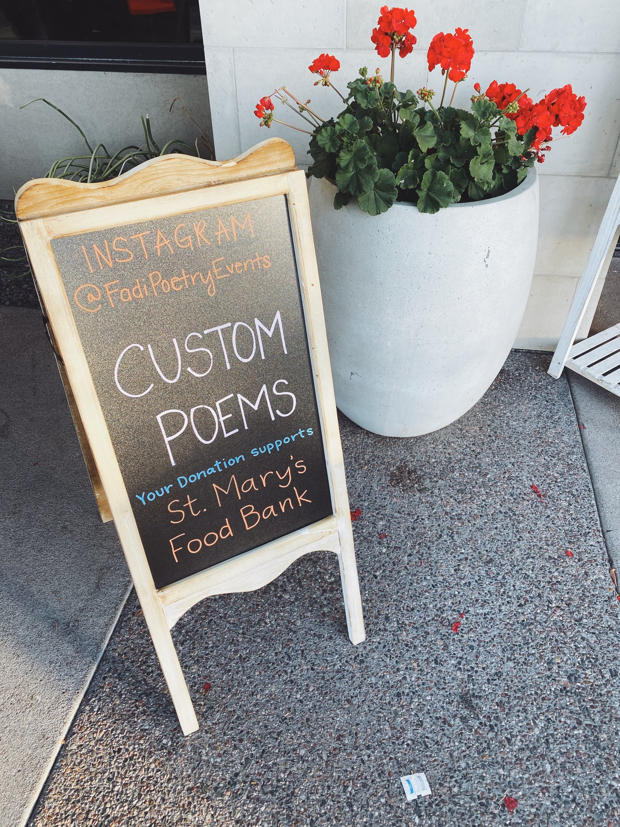 Fadi's Pop-up Poetry