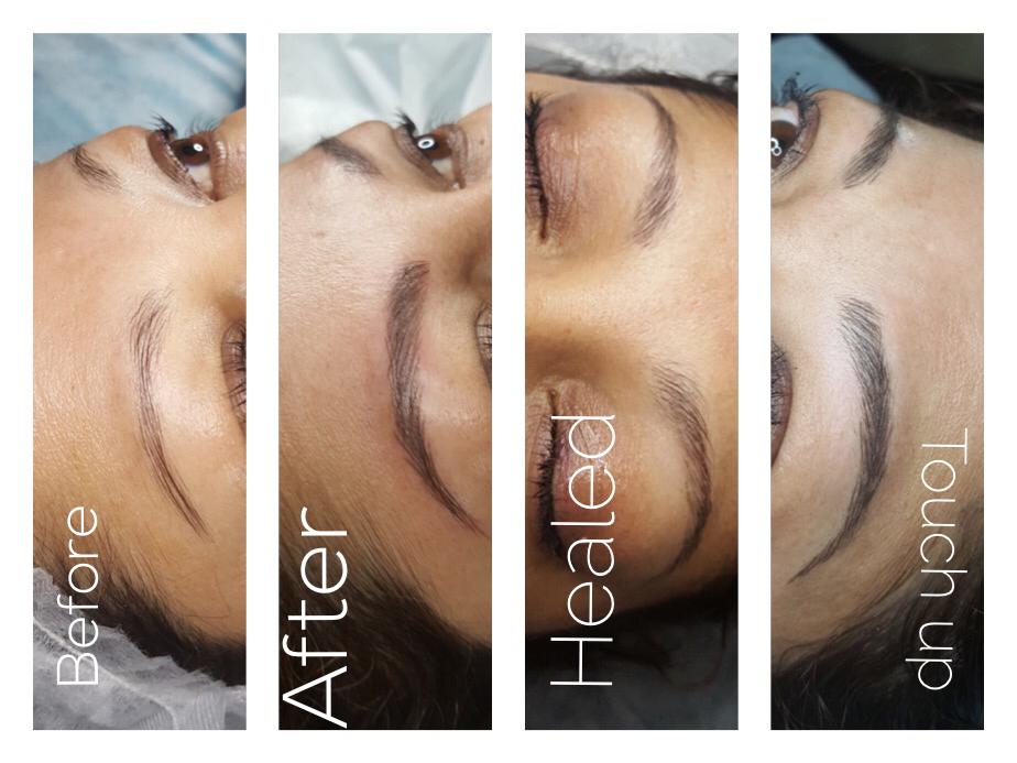 microblding and touchup 