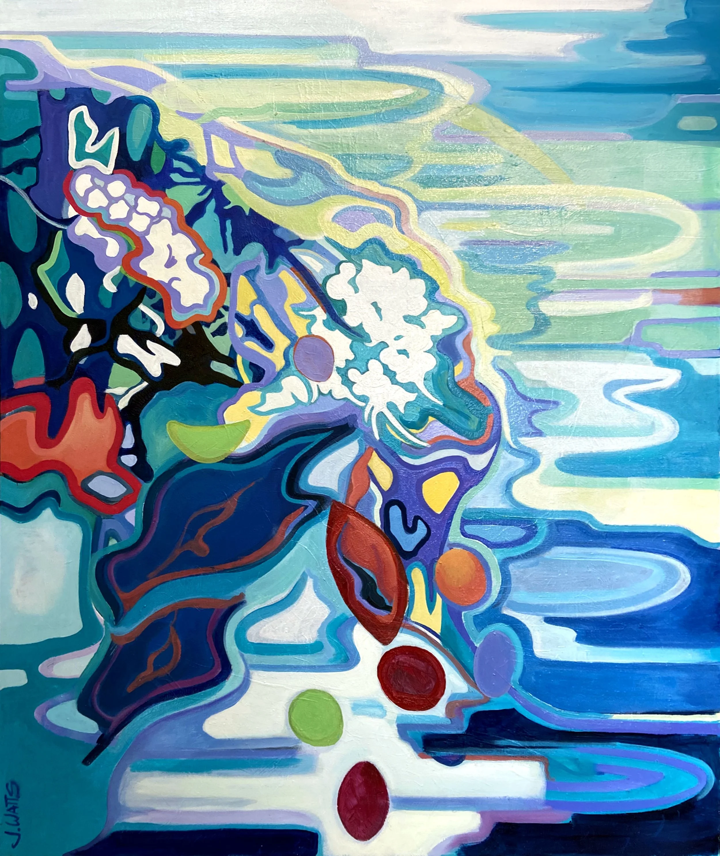 Water's Edge III, full view