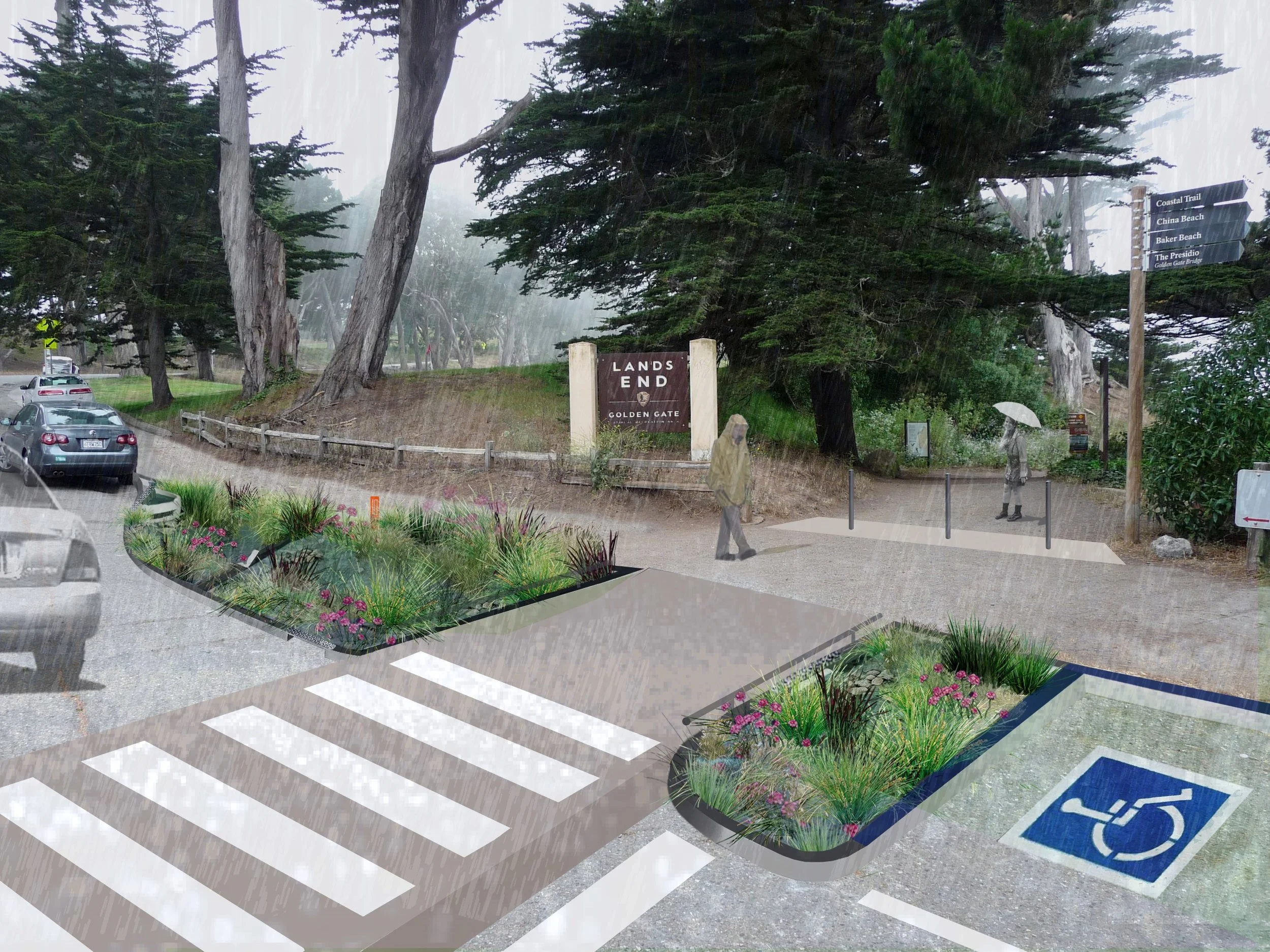 rain gardens @ land’s end trailhead