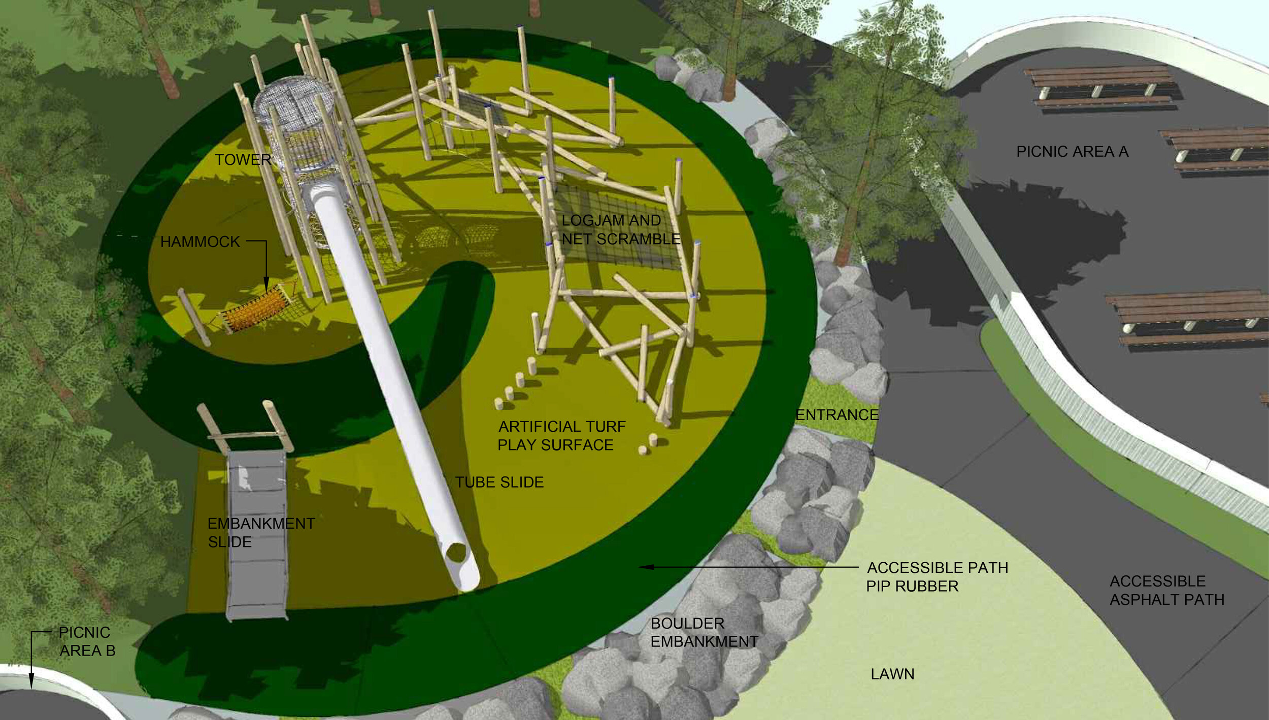 playground plan rendering