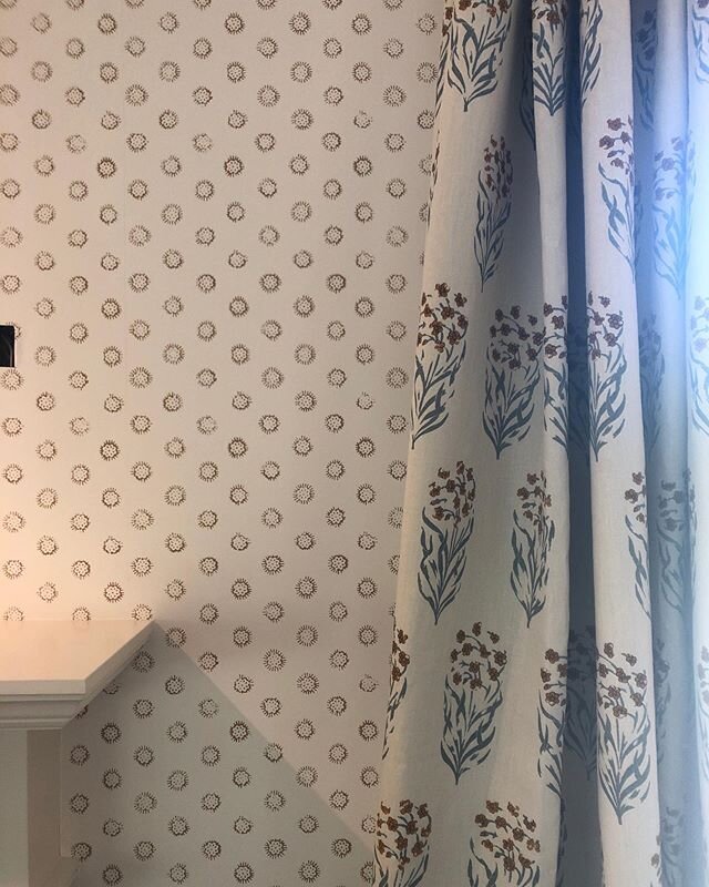 Dispatch from a curtain installation. Decorating remotely isn&rsquo;t as fun as in-person but praise be to technology for allowing the beat to go on!