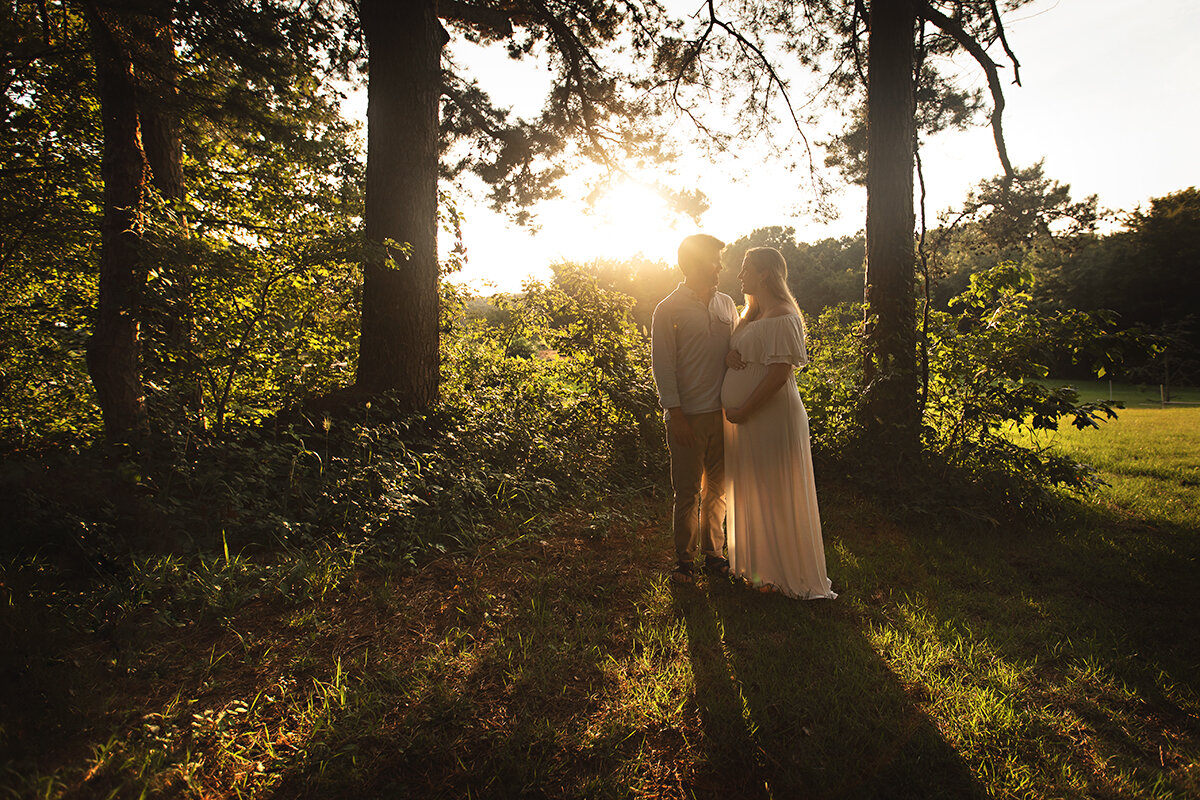  Sunset is also a great time for silhouettes and creating drama with lines of light through the trees. 