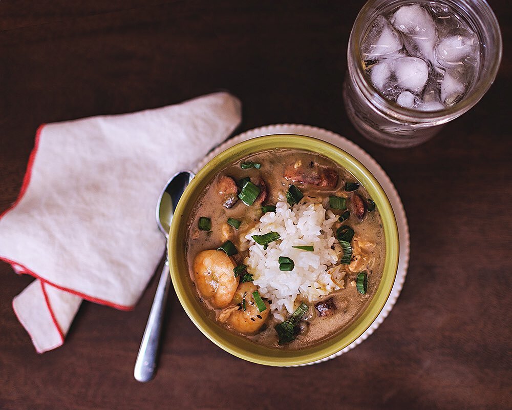 Happy Mardi Gras! Although I never really celebrate it, I can always celebrate a good bowl of gumbo. I am so bad about writing things down and worry that someday, my son will have no access to the foods I used to make him. So I decided to write thing