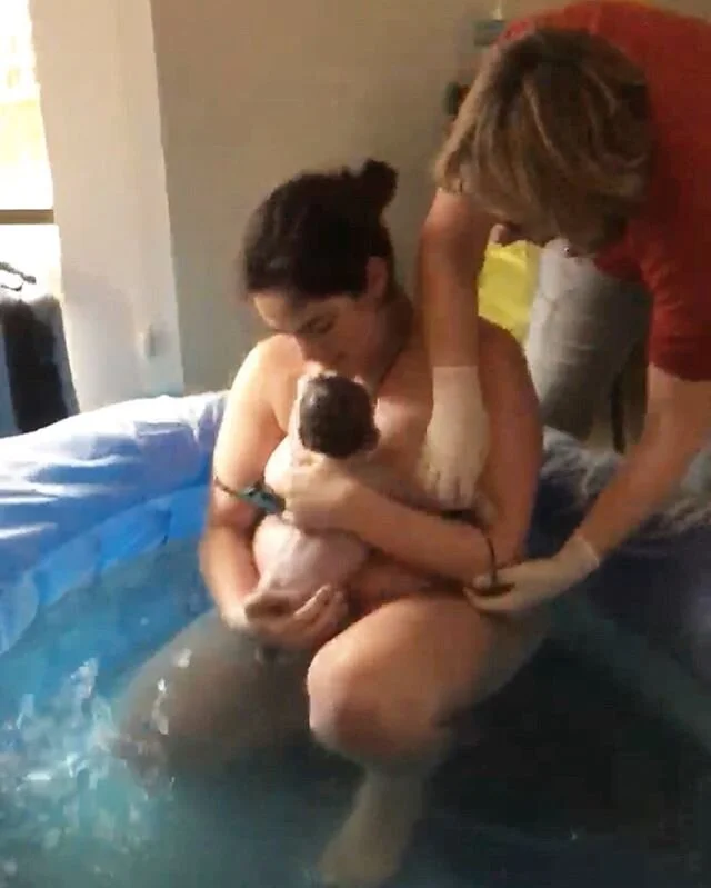 Yoga classes are always a bit random, today we watched a short 5 minute video that I forgot we (we actually hadn’t watched it until lastnight) 
I look back at Arias birth with so much joy & love 
I hope sharing gives my clients the faith th