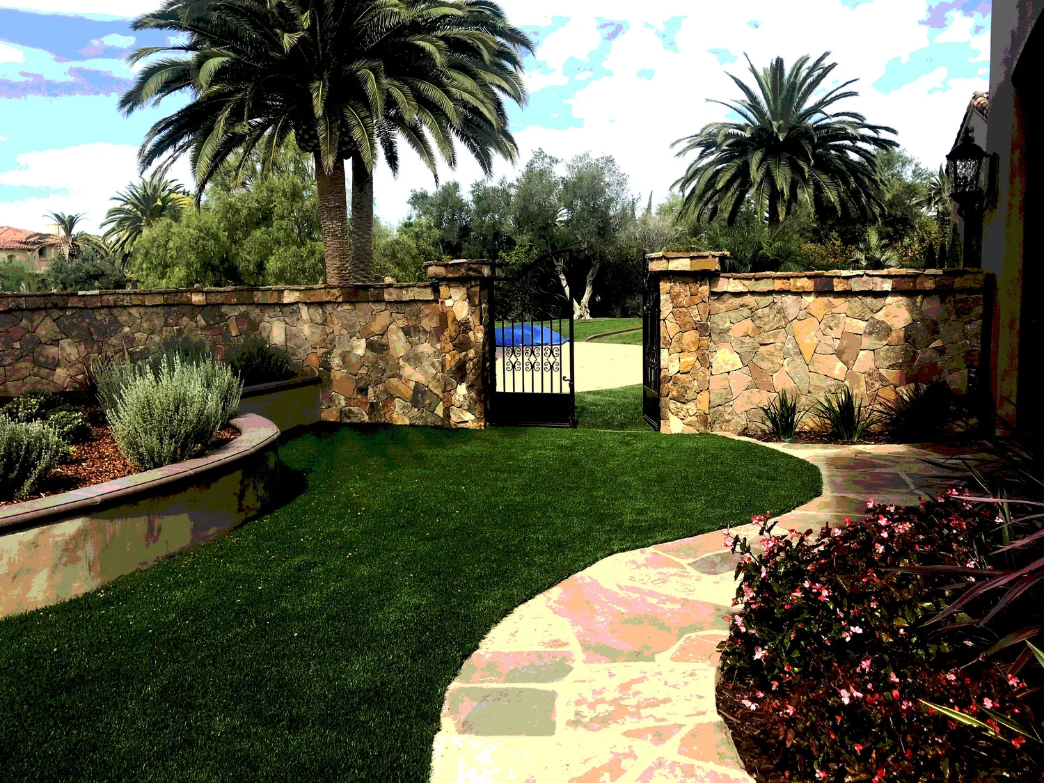 'The Grand Estate' in Rancho Santa Fe landscape design in Rancho Santa Fe, San Diego