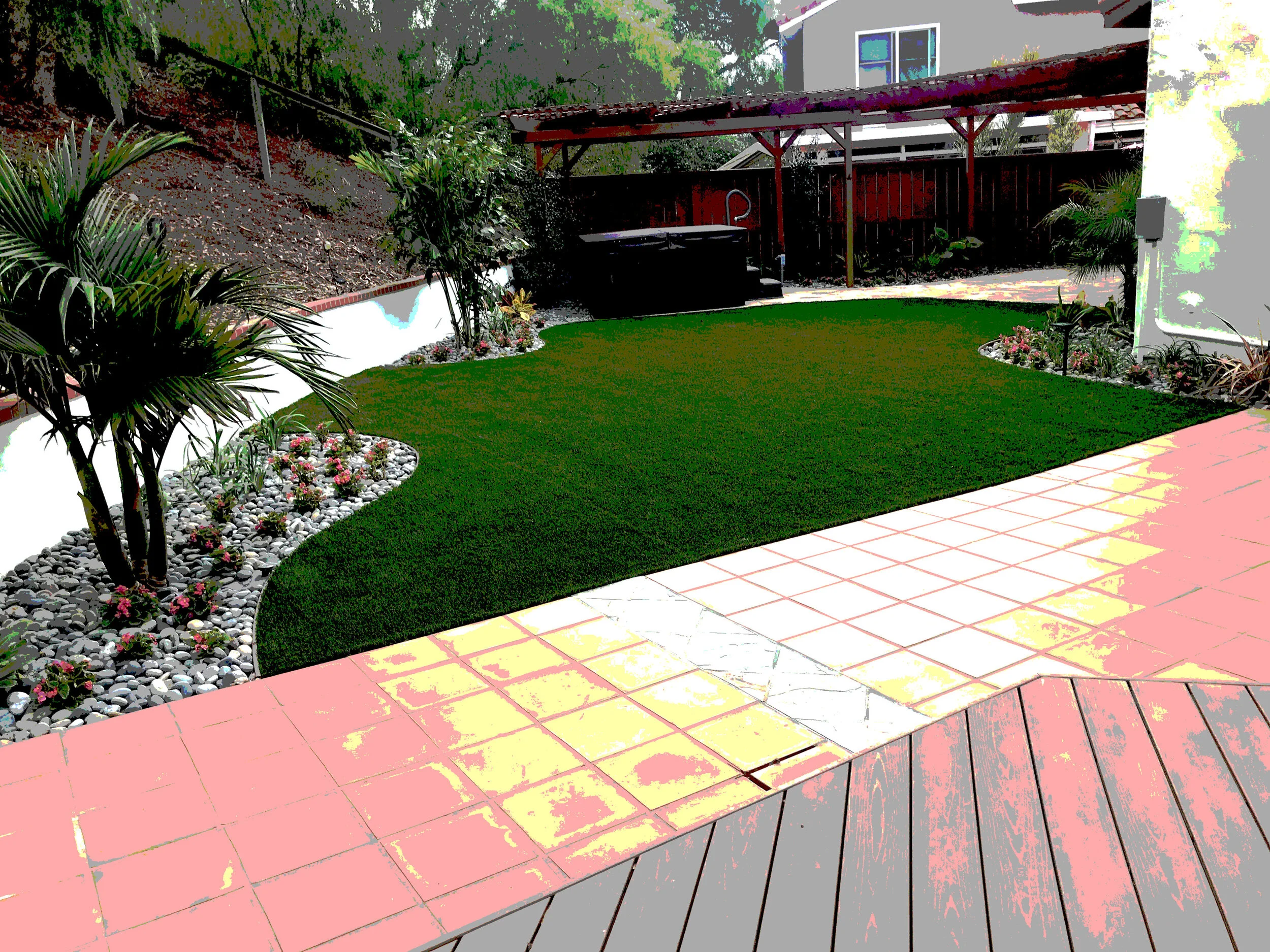 'The Tropic of Capricorn' in Rancho Pensaquitos installed landscape - Rancho Pensaquitos, San Diego