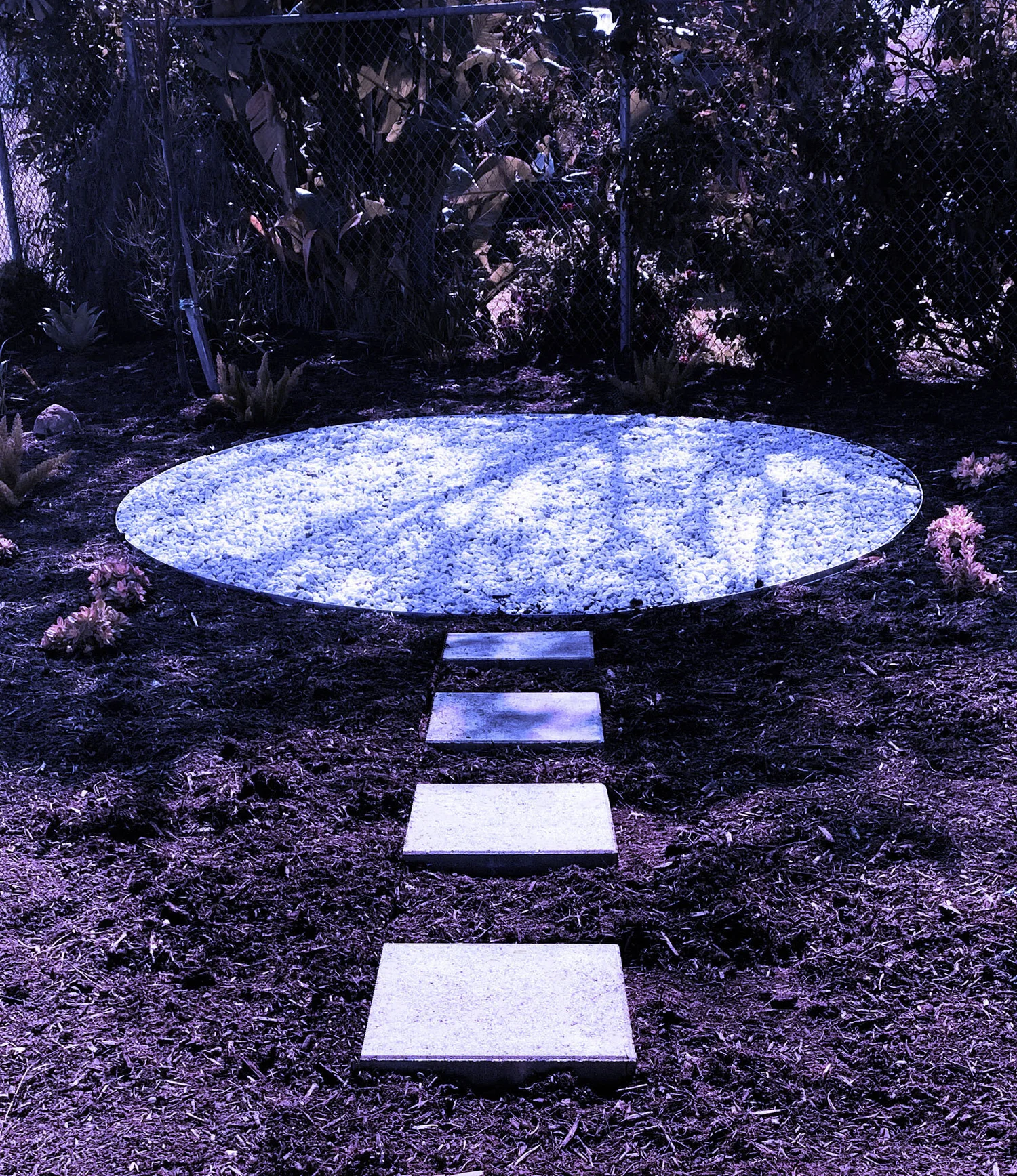 'Galactic Portals' in Clairemont landscape design in Clairemont, San Diego