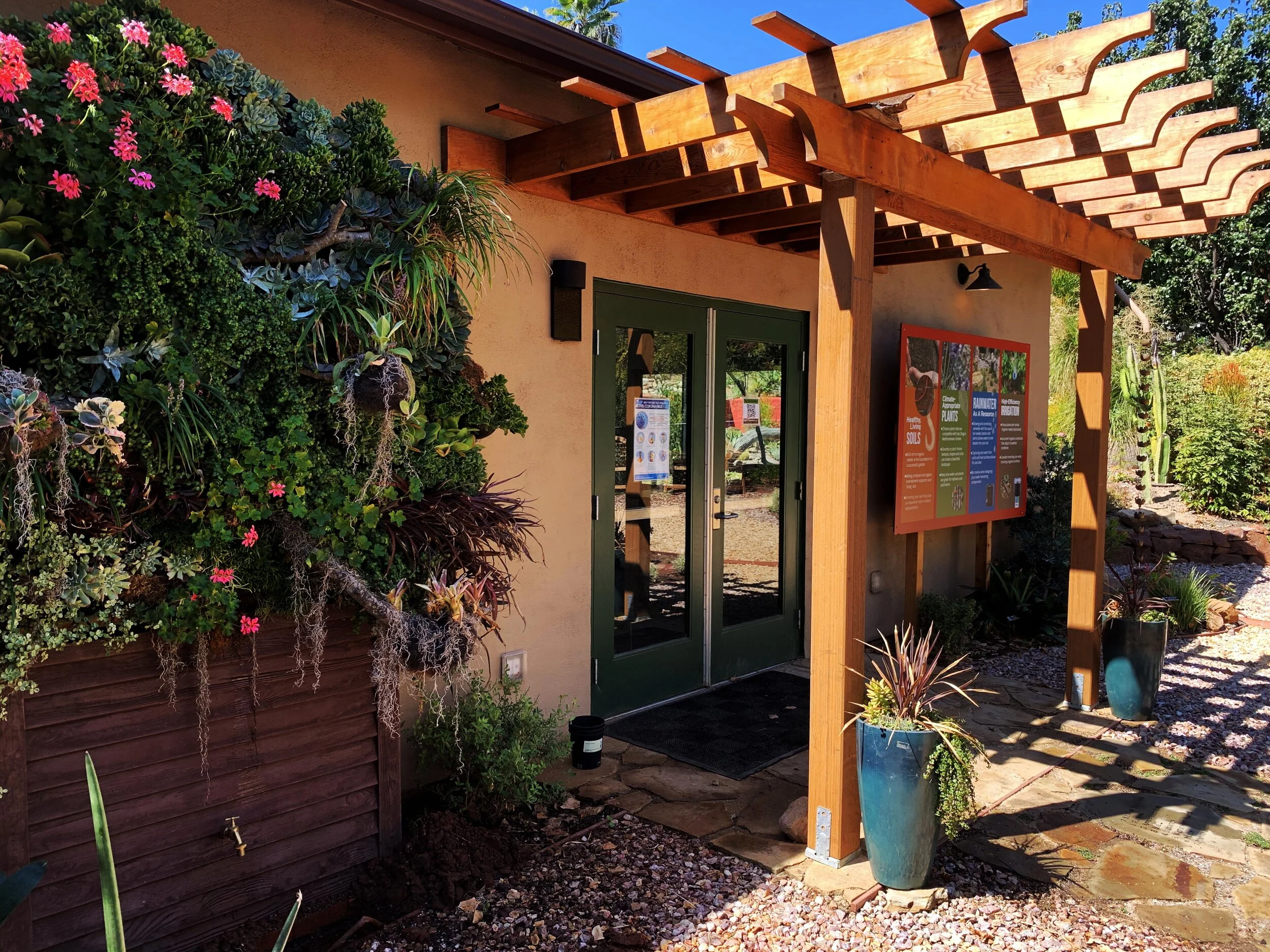 Cuyamaca Water Conservation Garden: *Design Contest Winner* in El Cajon installed landscape - El Cajon, San Diego County
