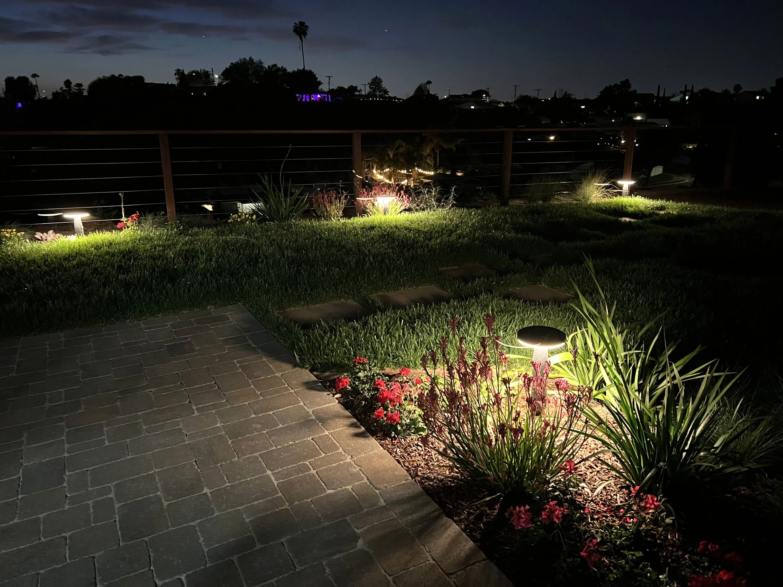 'Luminous Hilltop' in Kearny Mesa installed landscape - Kearny Mesa, San Diego