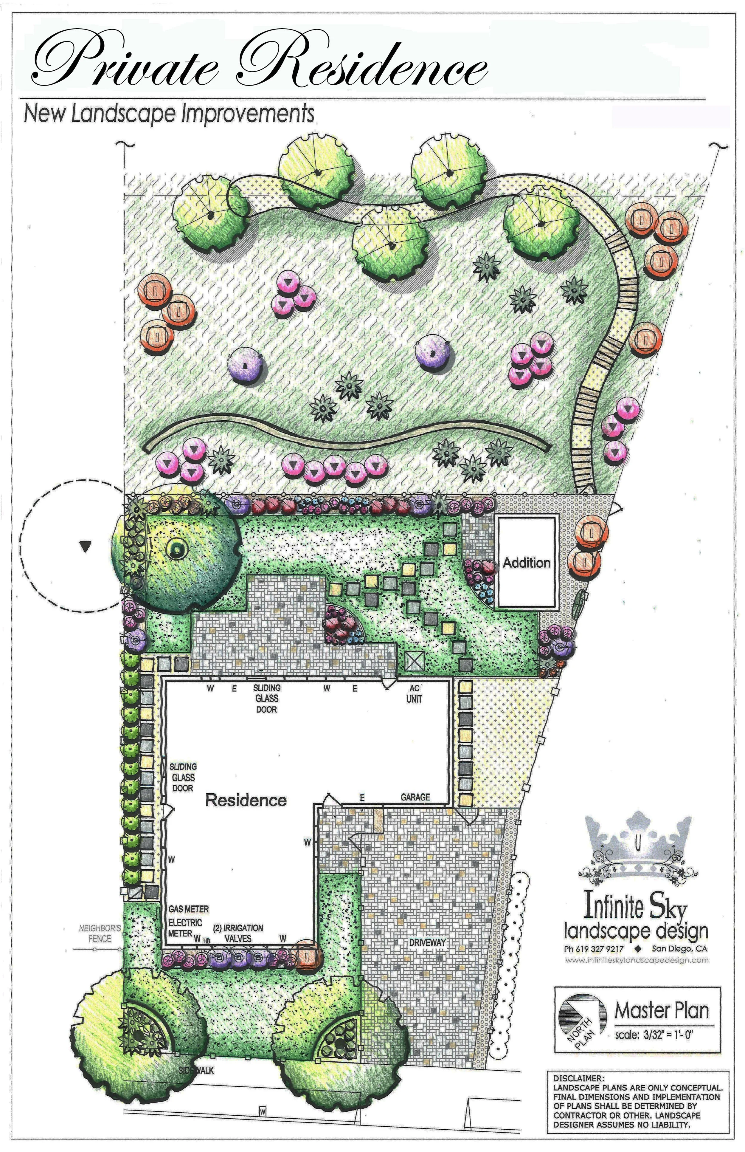 'Luminous Hilltop' in Kearny Mesa installed landscape - Kearny Mesa, San Diego