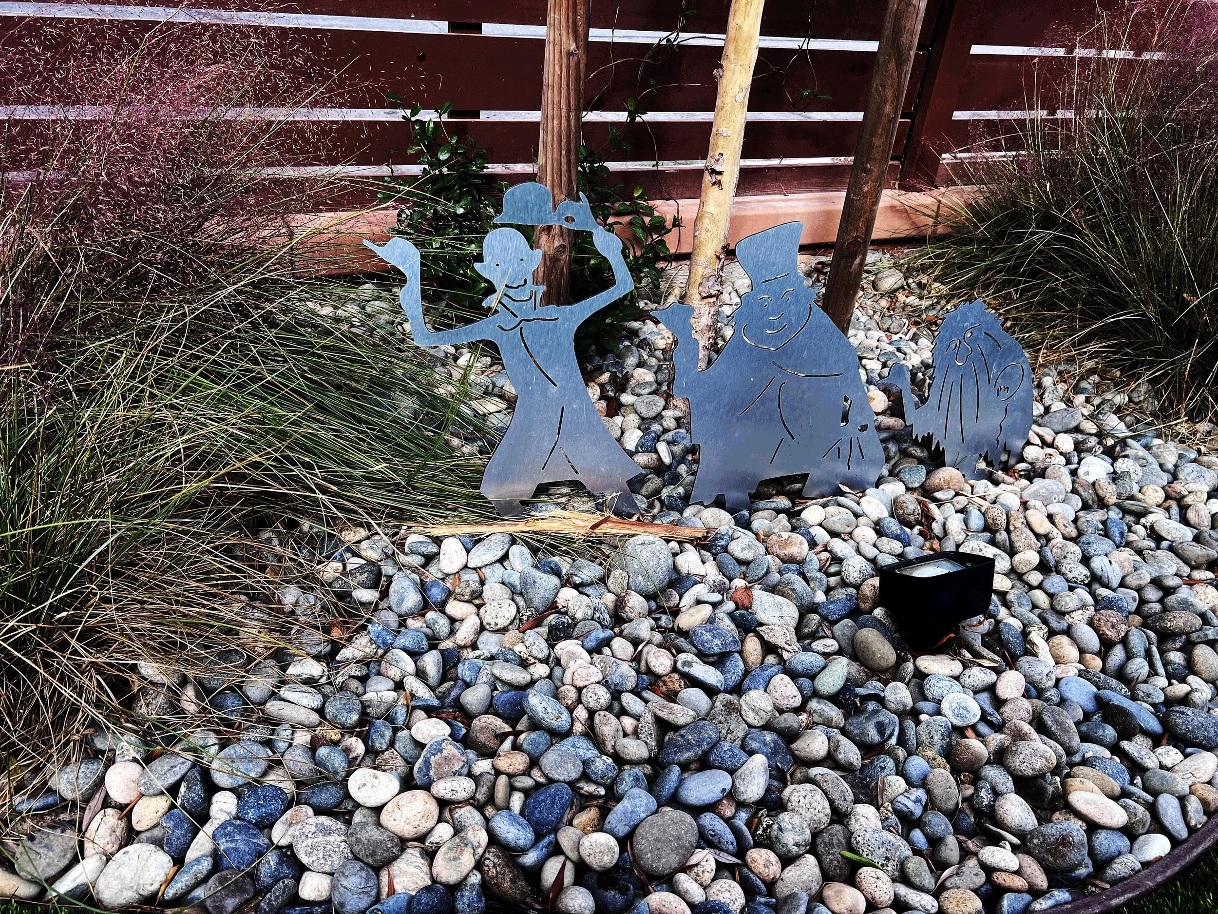 'The Realm of Hades' in North Park installed landscape - North Park, San Diego