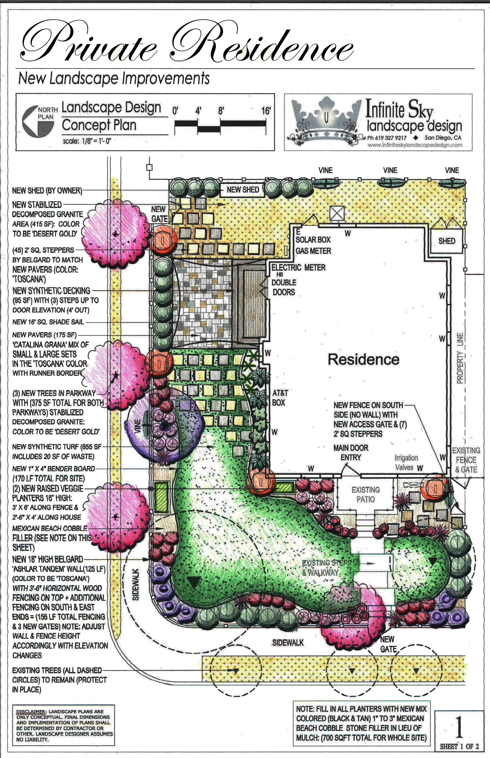 'The Realm of Hades' in North Park installed landscape - North Park, San Diego