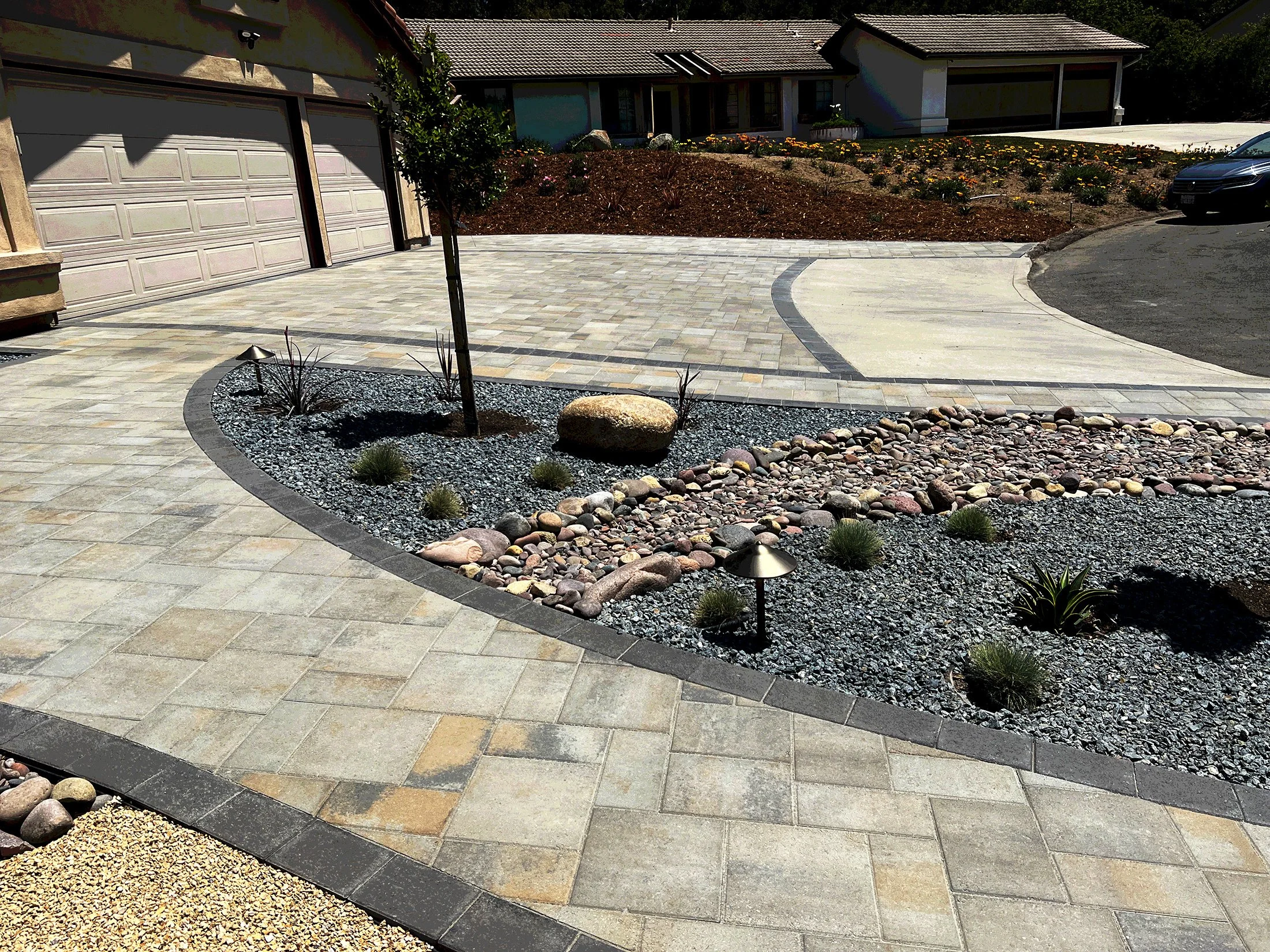 'Branches in the Wind' in Poway installed landscape - Poway, San Diego