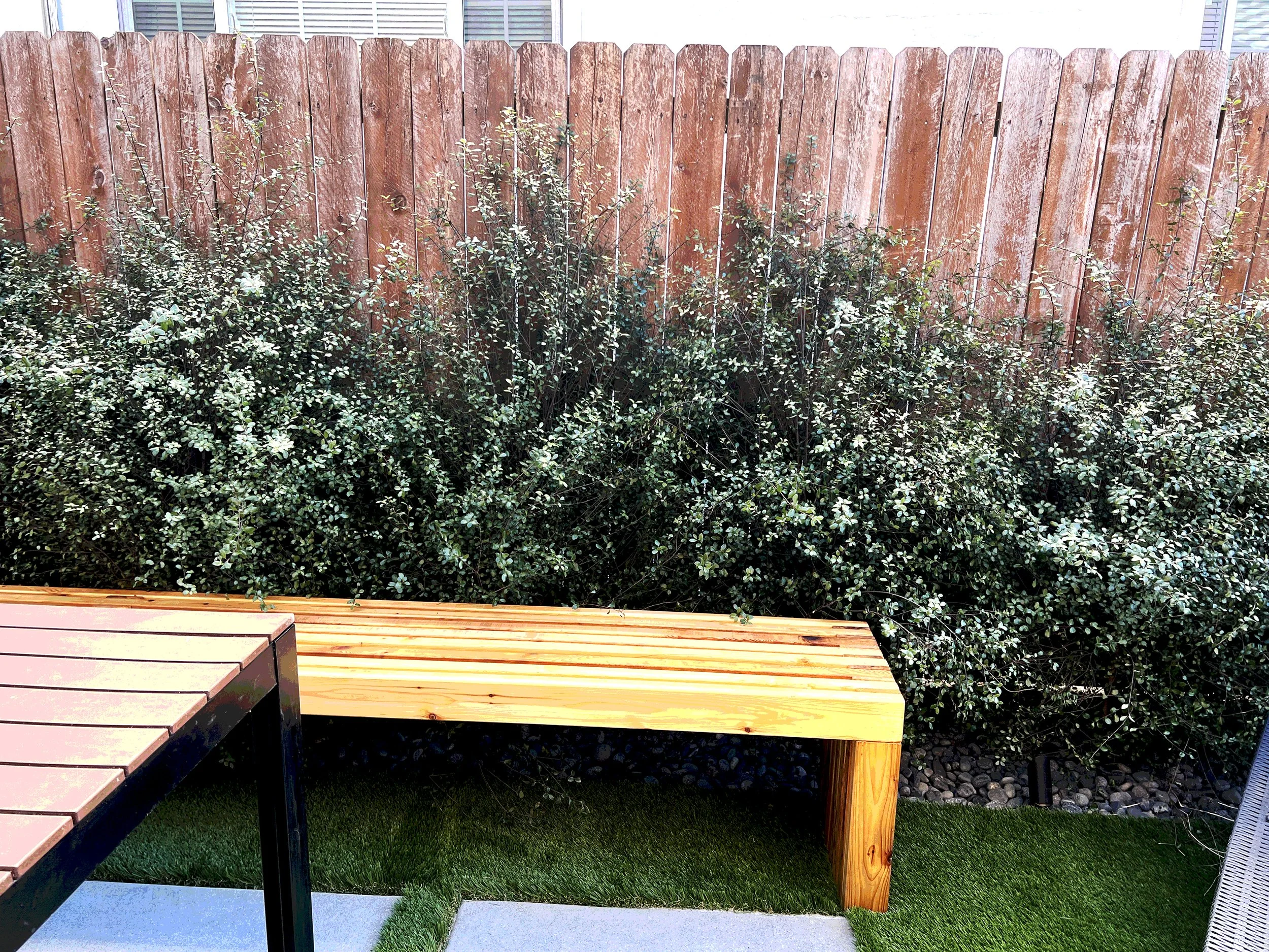 'Modern Cozy Sliver' in South Park installed landscape - South Park, San Diego