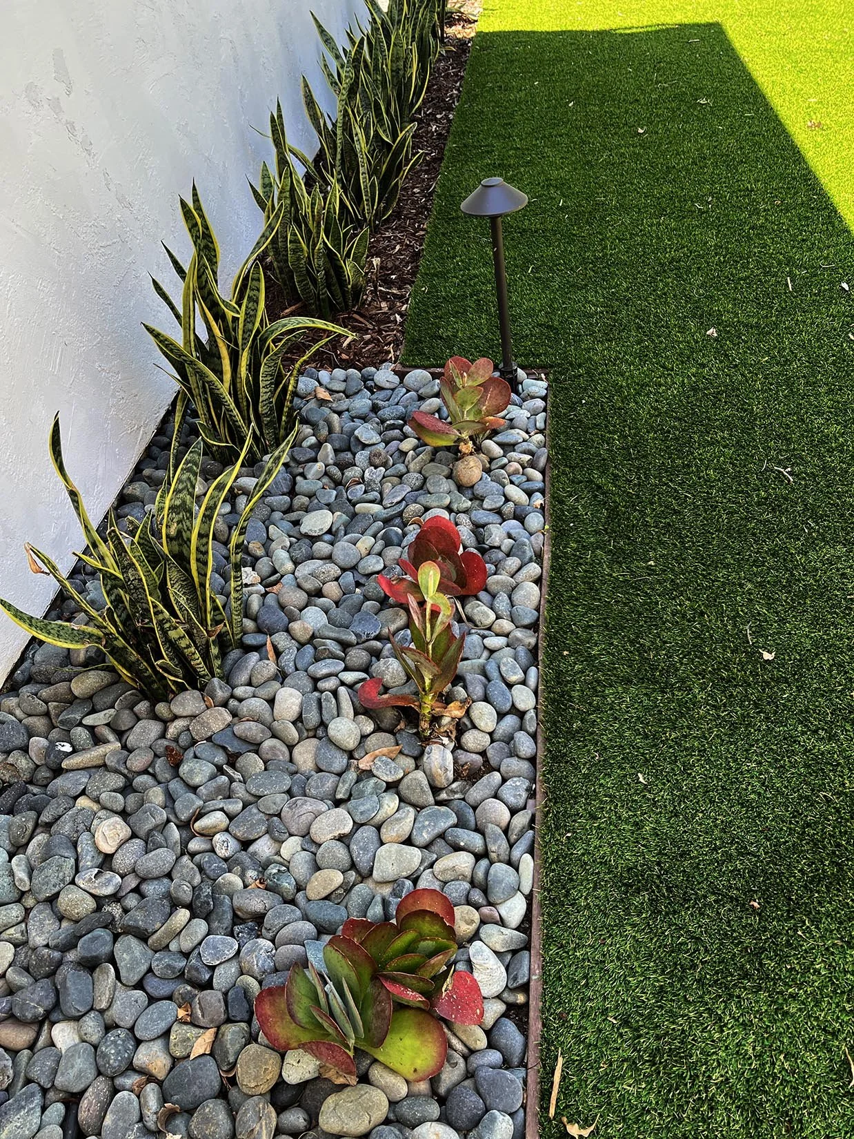 'Crescent Moon Fire' in Poway installed landscape - Poway, San Diego