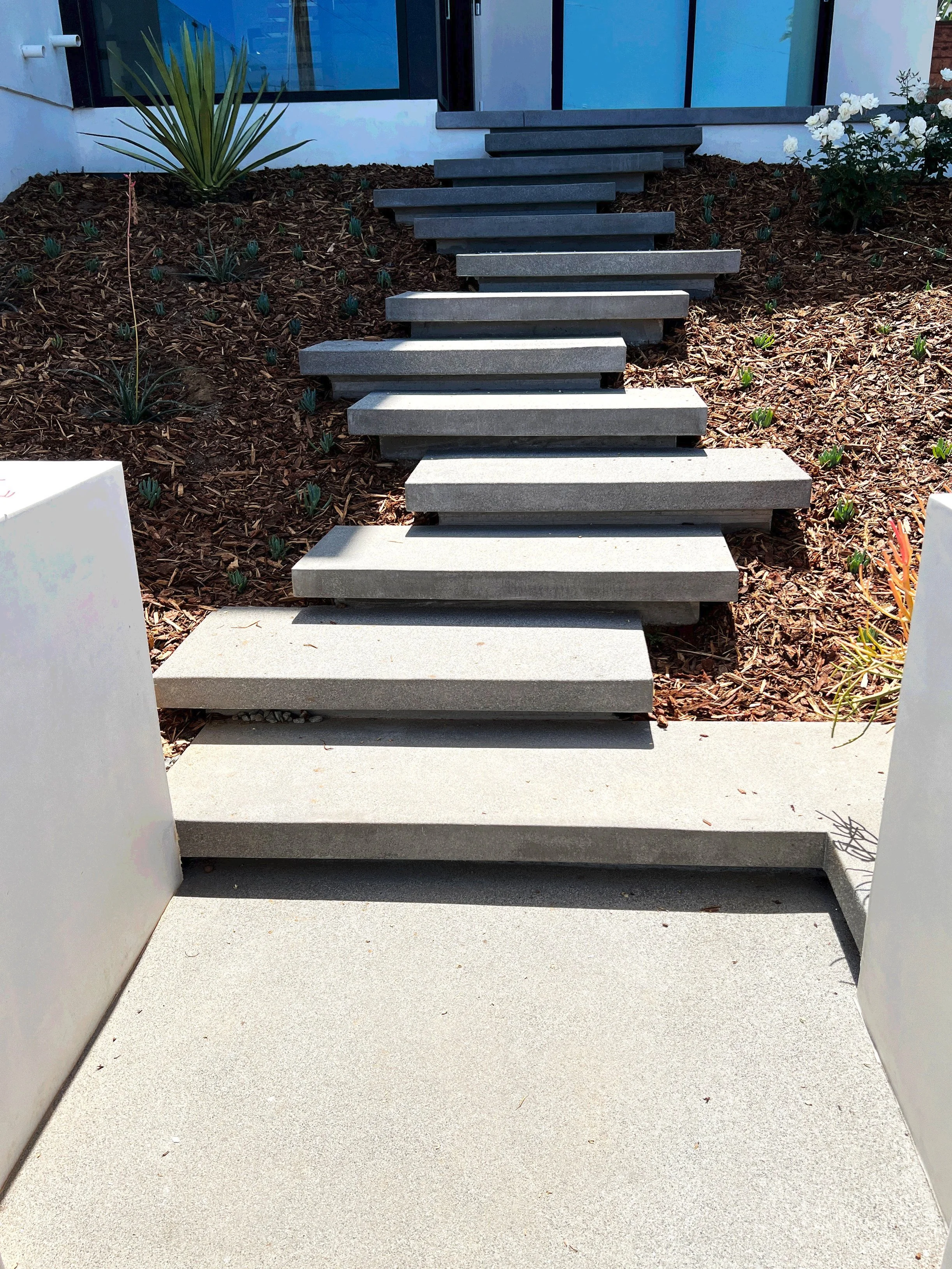 'Refractions of the Ocean' in Sunset Cliffs installed landscape - Sunset Cliffs, San Diego