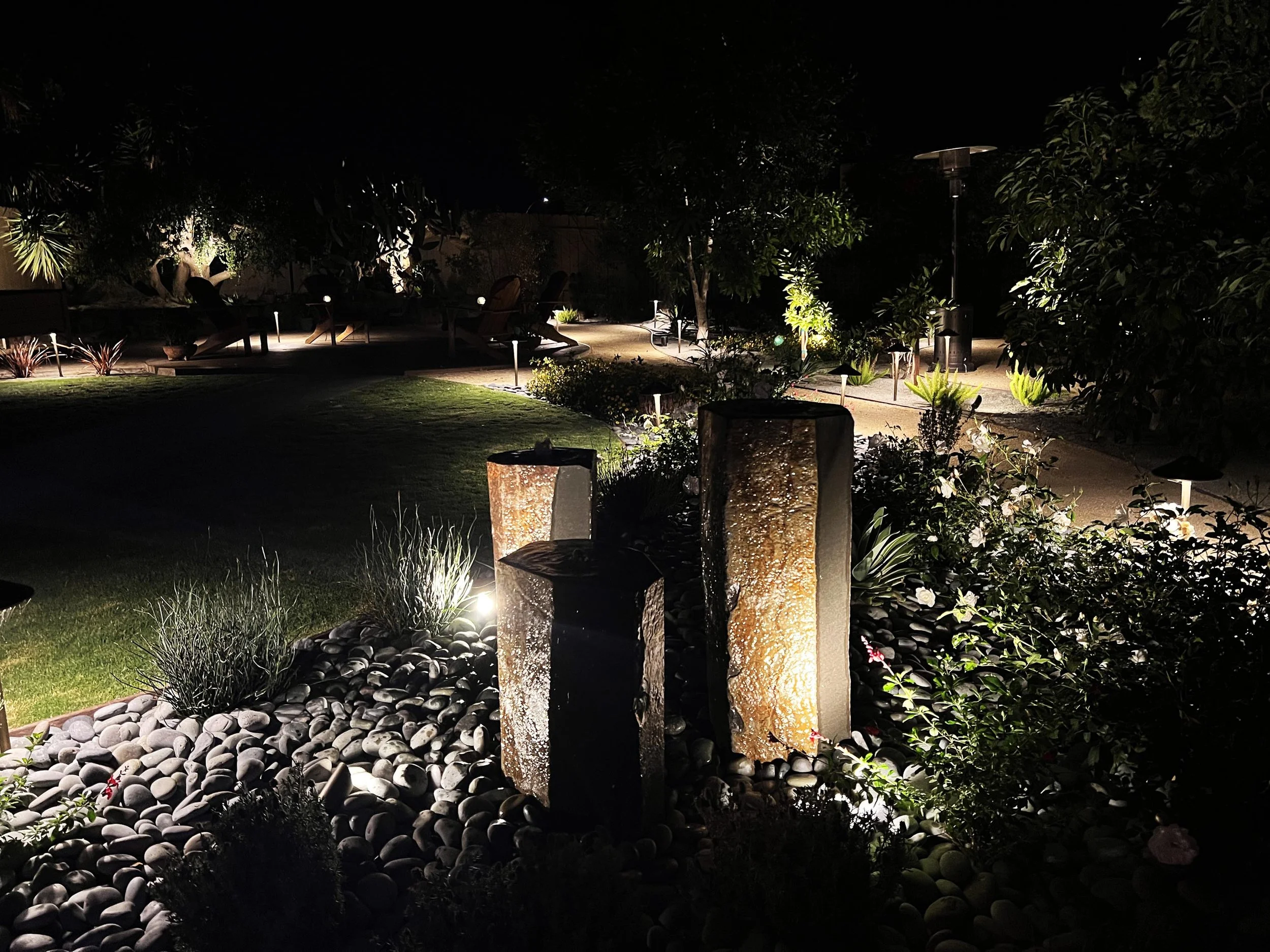 'A New World' in Clairemont installed landscape - North Clairemont, San Diego