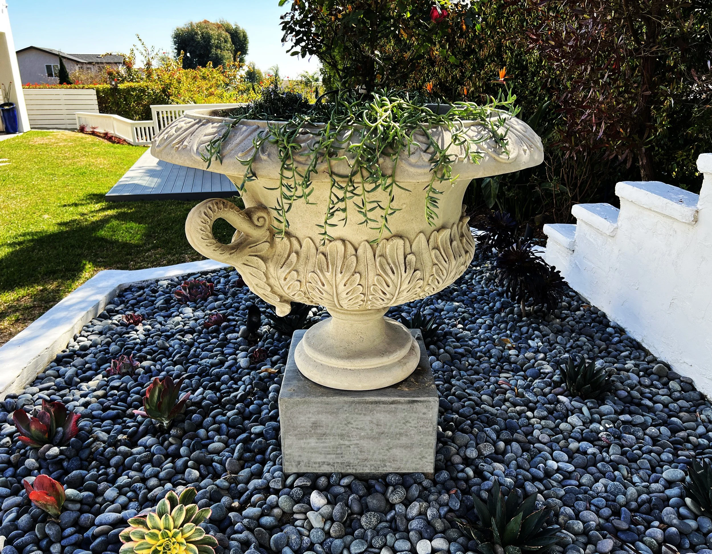 'Chalice of Grandeur' in La Jolla installed landscape - La Jolla, San Diego
