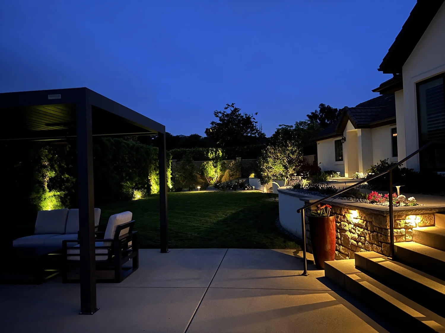 'Enriched Greenery' in Del Mar landscape design in Del Mar, San Diego