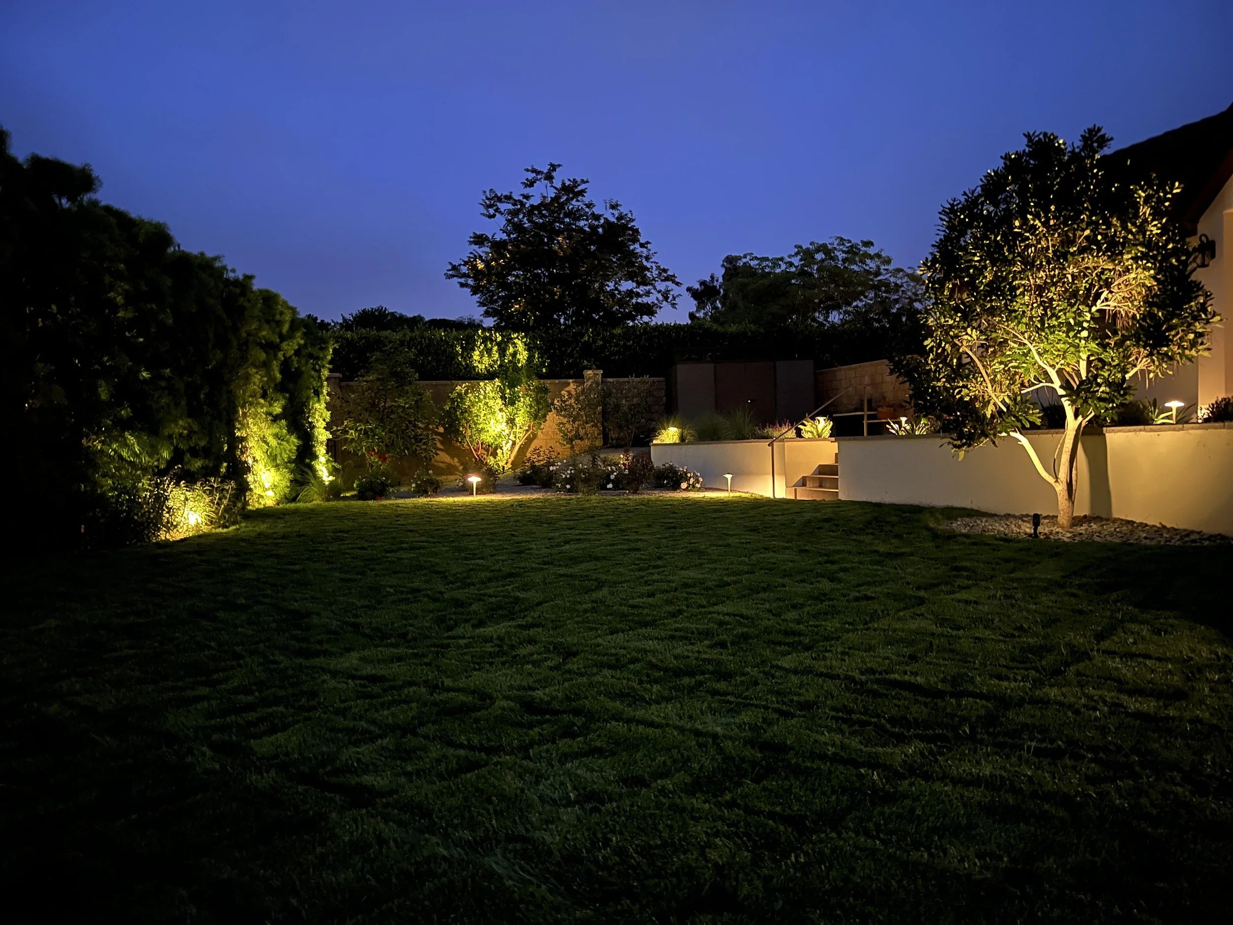 'Enriched Greenery' in Del Mar installed landscape - Del Mar, San Diego