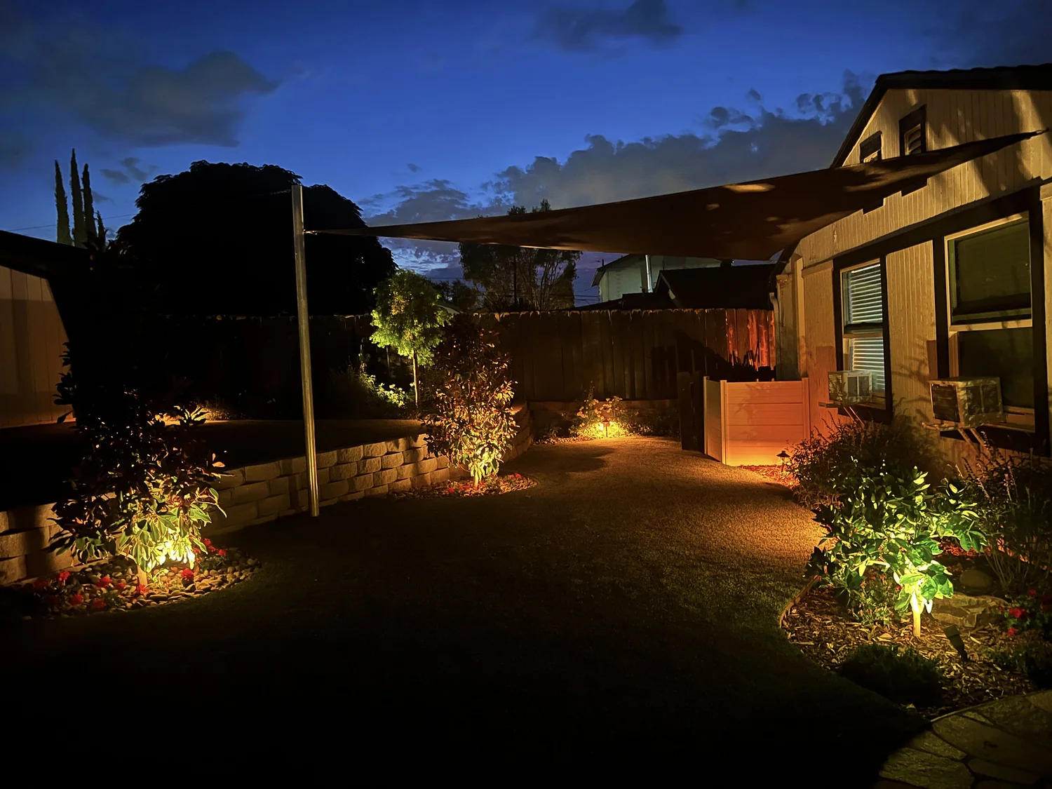 'Warm Meadowland' in Santee landscape design in Santee, San Diego