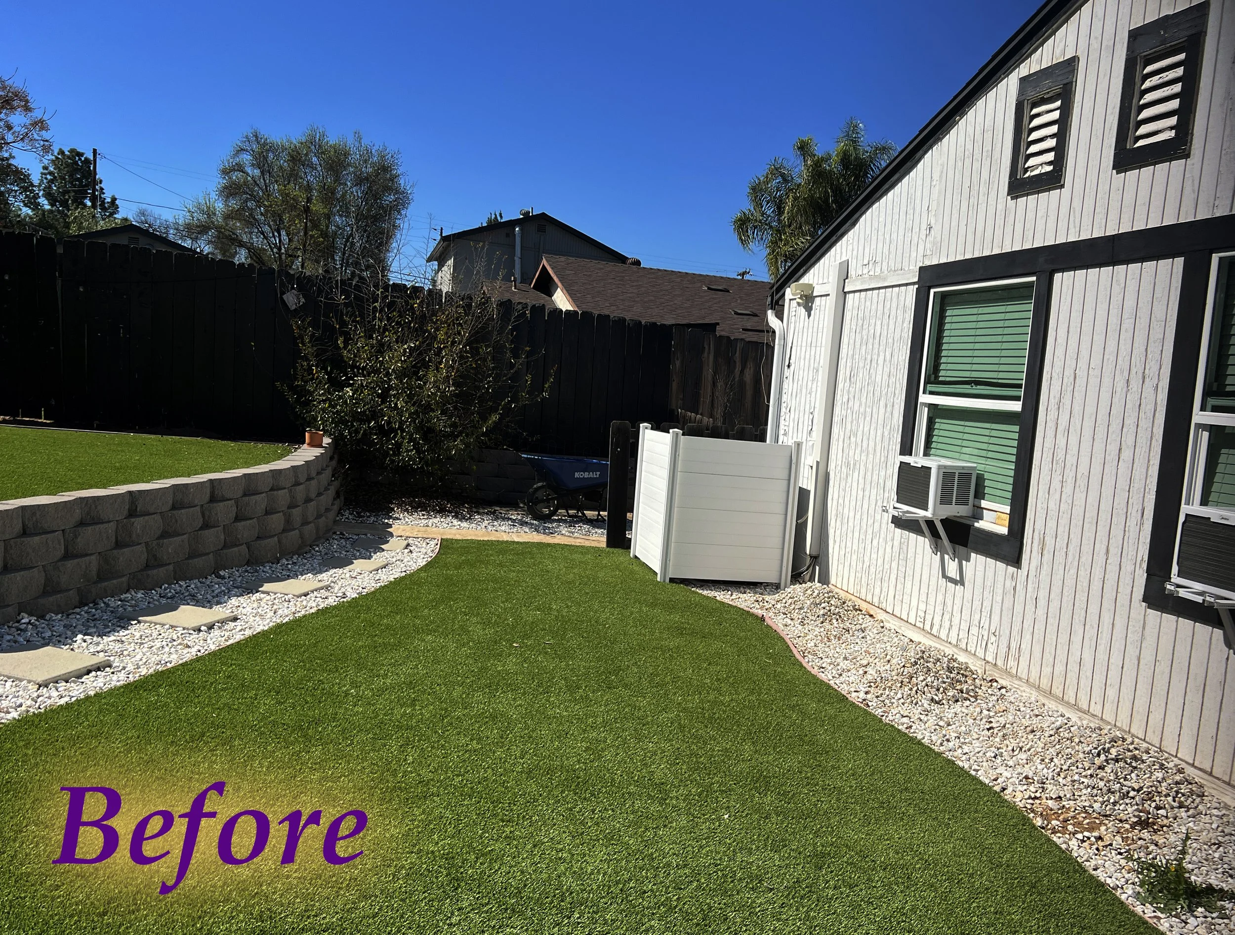 'Warm Meadowland' in Santee installed landscape - Santee, San Diego
