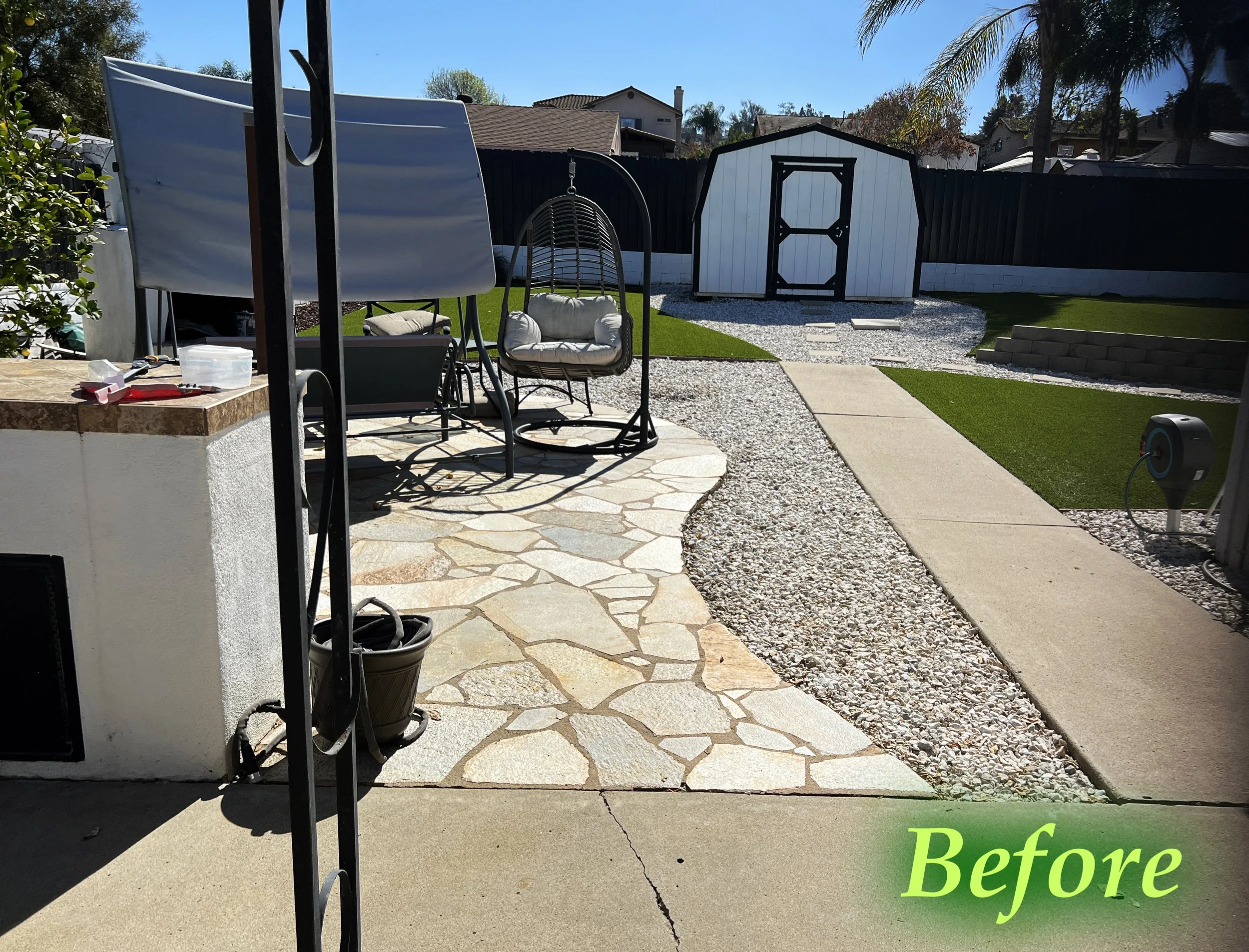 'Warm Meadowland' in Santee installed landscape - Santee, San Diego
