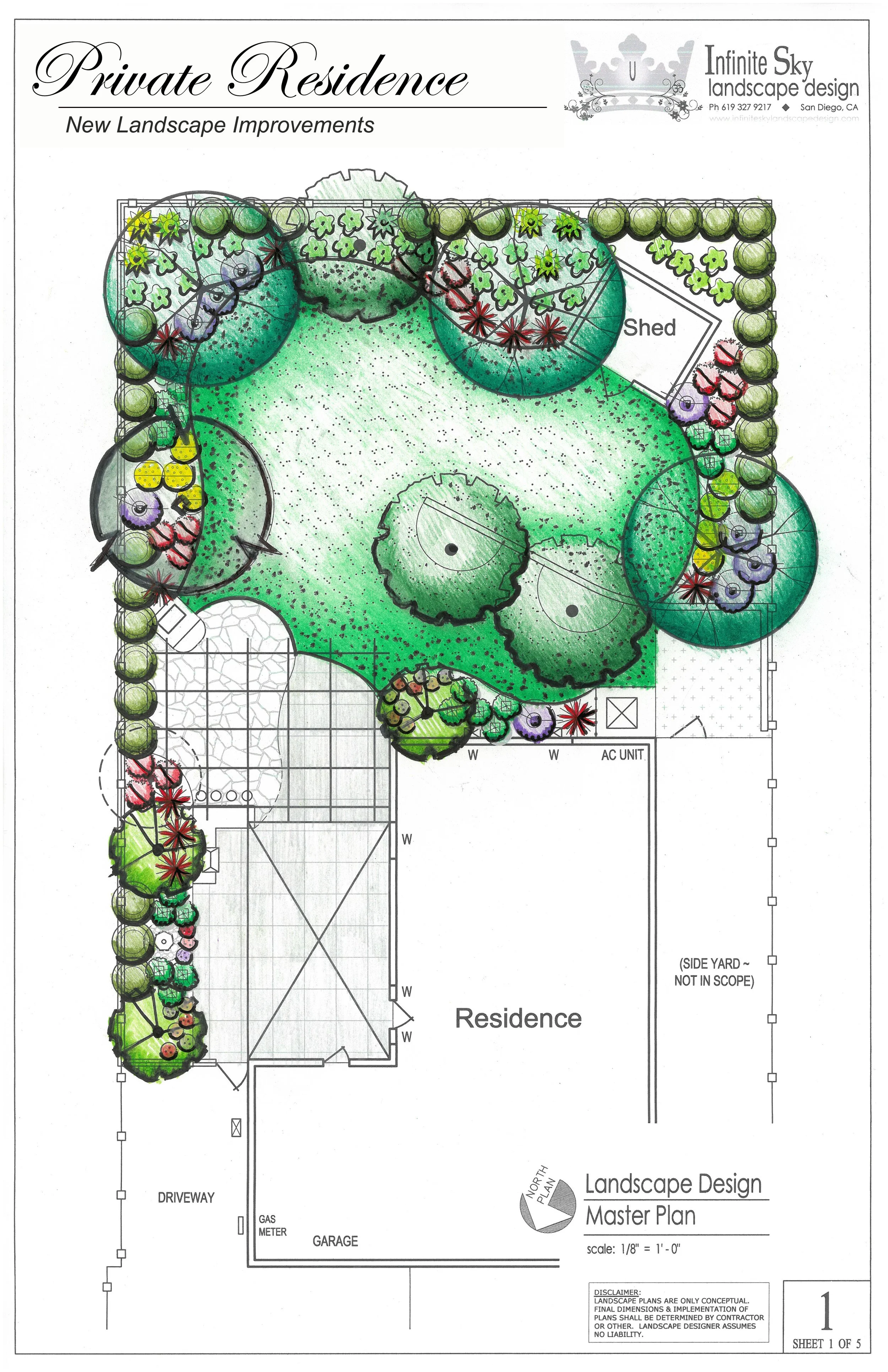 'Warm Meadowland' in Santee landscape design plan