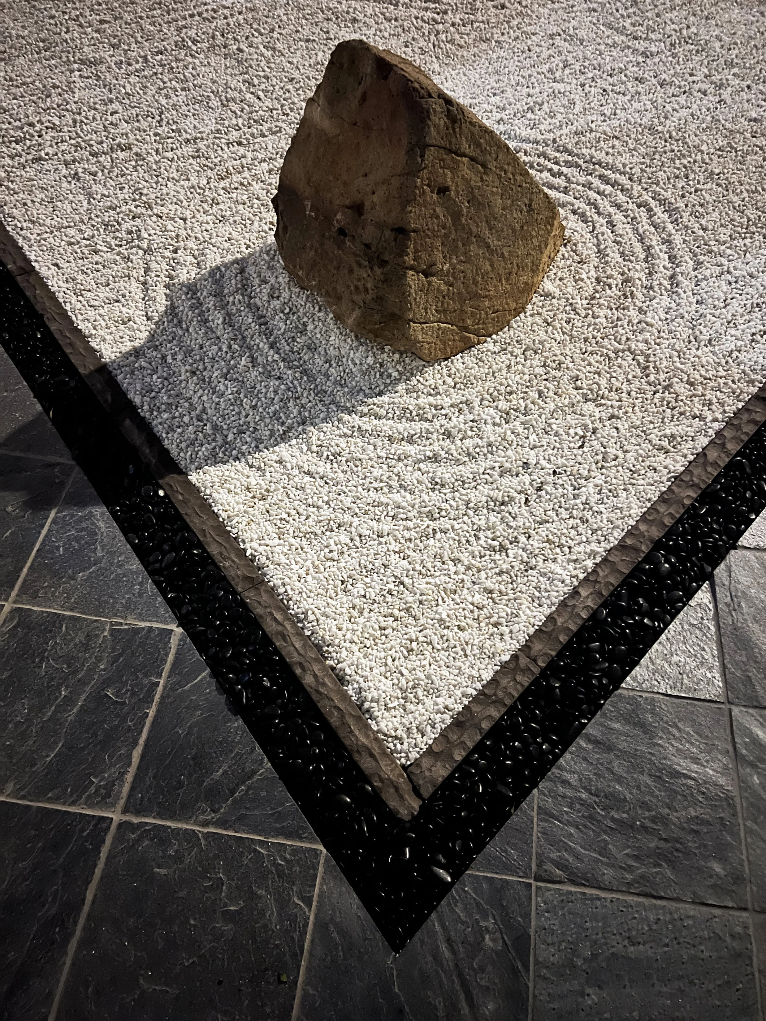'Buddhist Temple ~ Zen Garden' in North Park installed landscape - North Park, San Diego